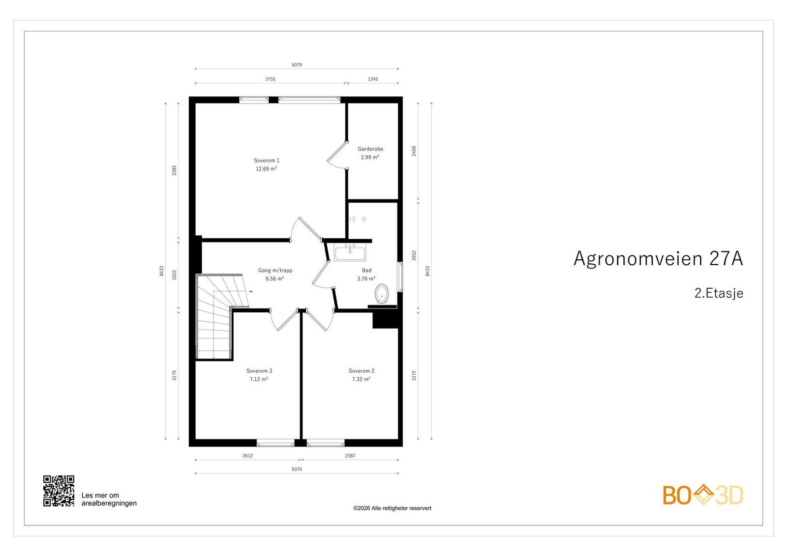 Planskisse 2.etg. Galleribilde