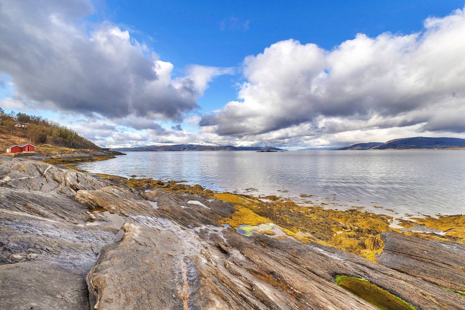 Eiendommen har umiddelbar nærhet til svaberg og strandlinje. Galleribilde