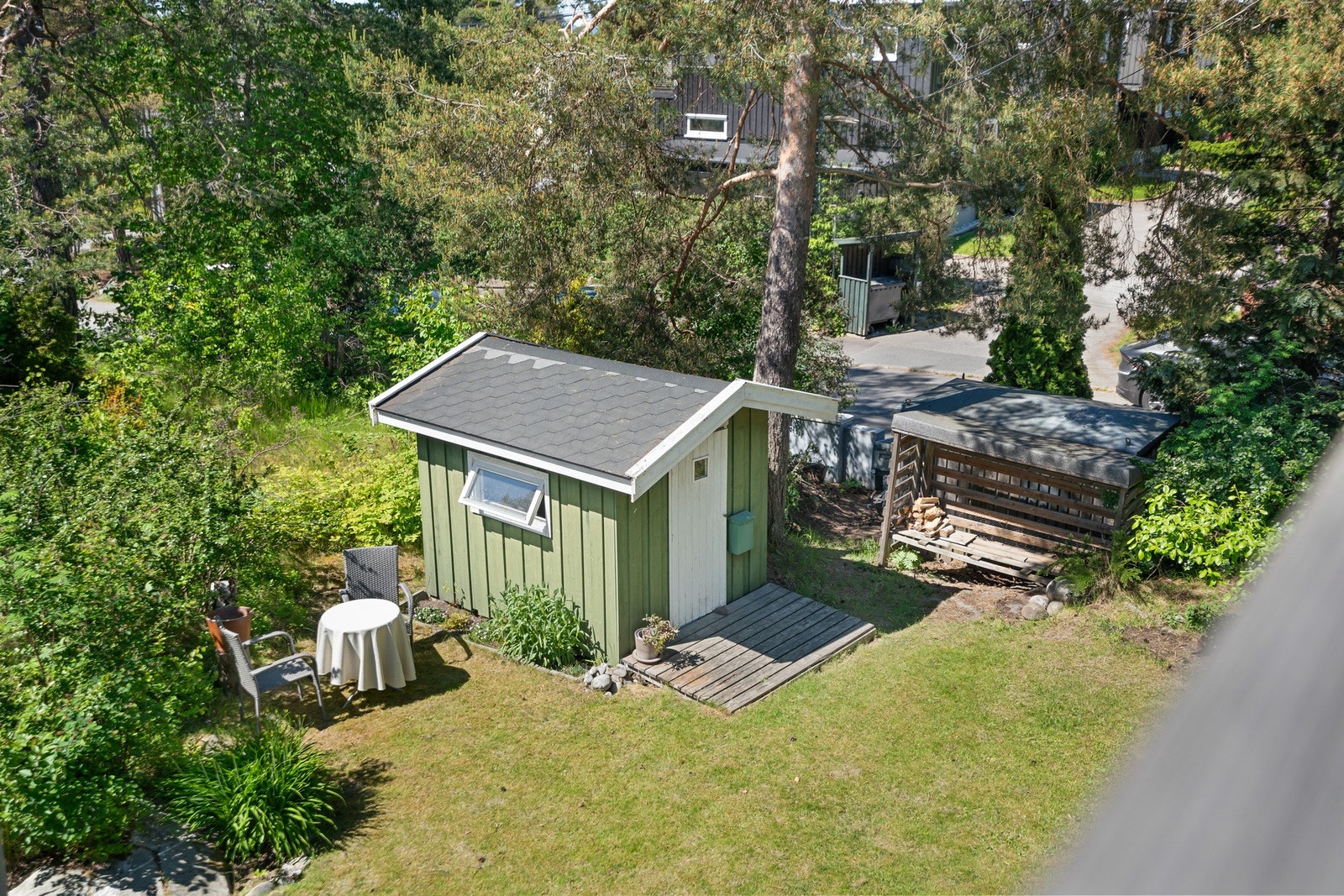 Her er utsikten fra balkongen. Galleribilde