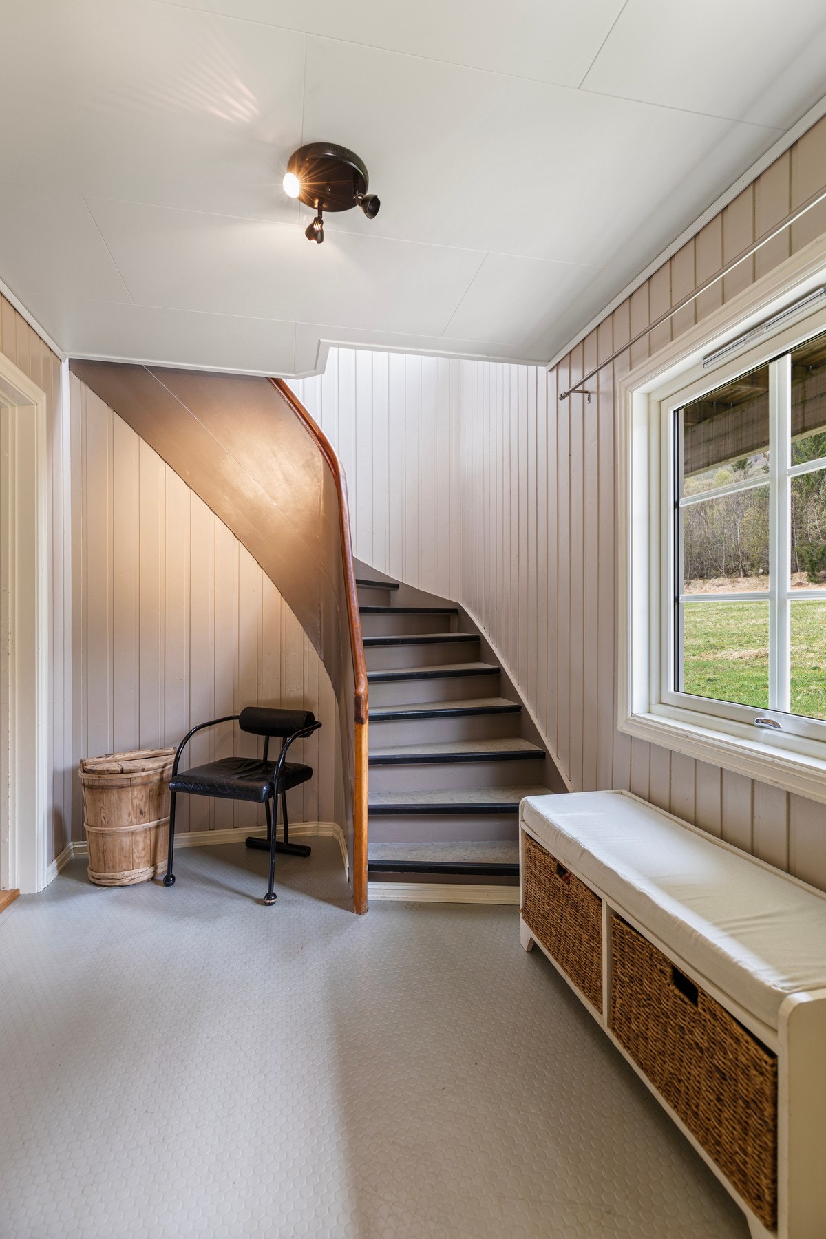 Trapp til loft. Galleribilde