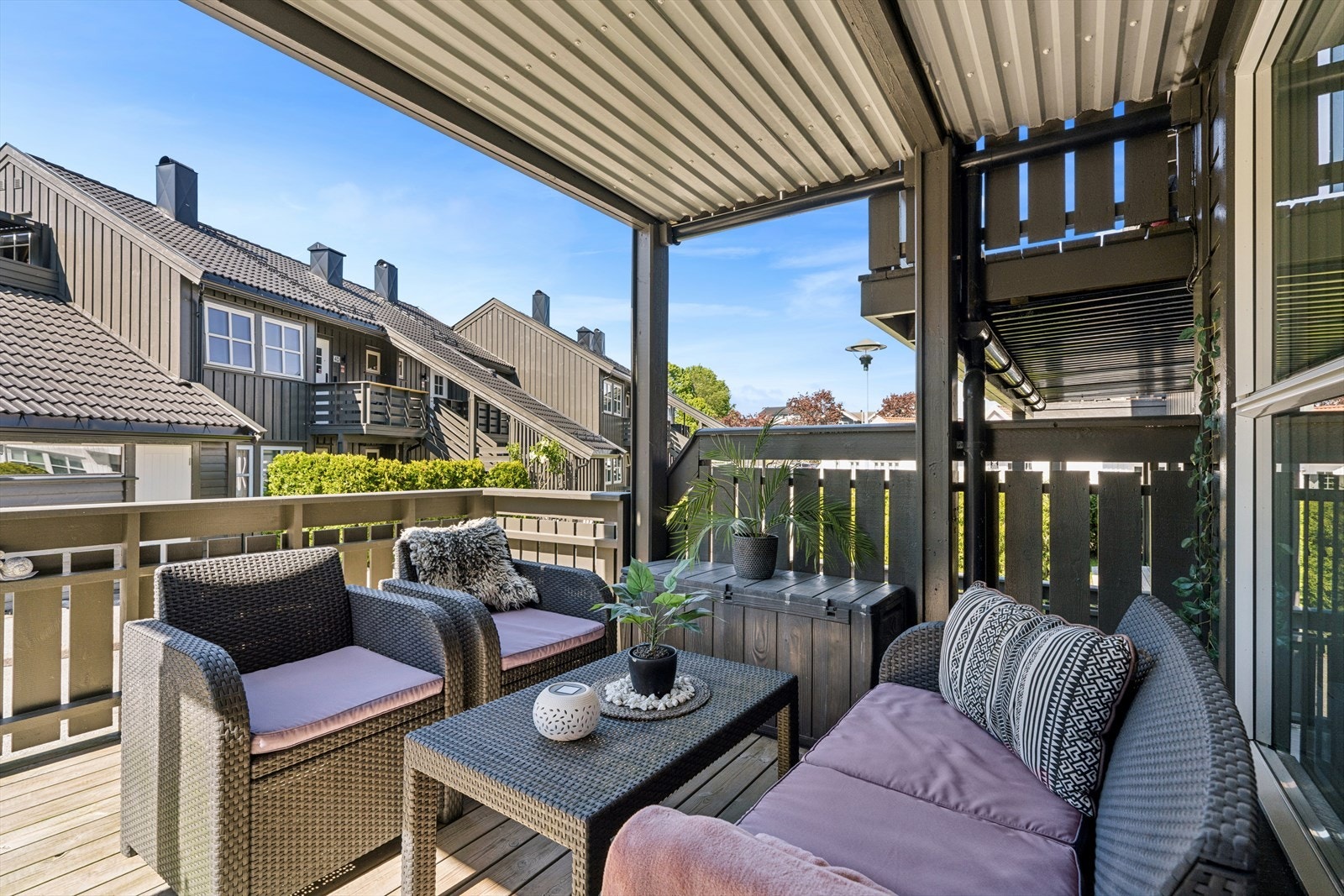 Overbygd terrasse Galleribilde