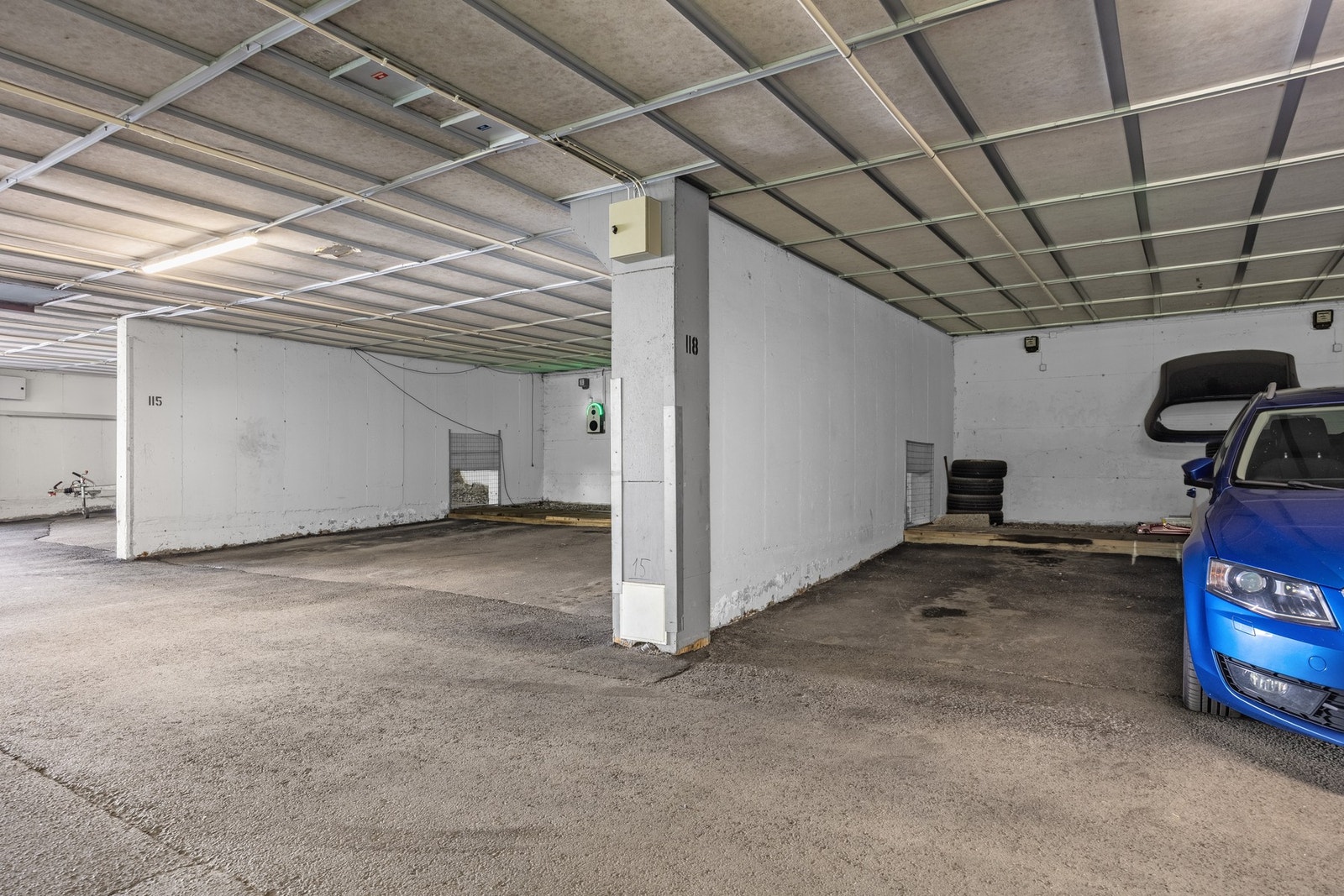 Garasjeplass nr. 118 under blokka medfølger | Mulighet for å sette opp ladeboks Galleribilde