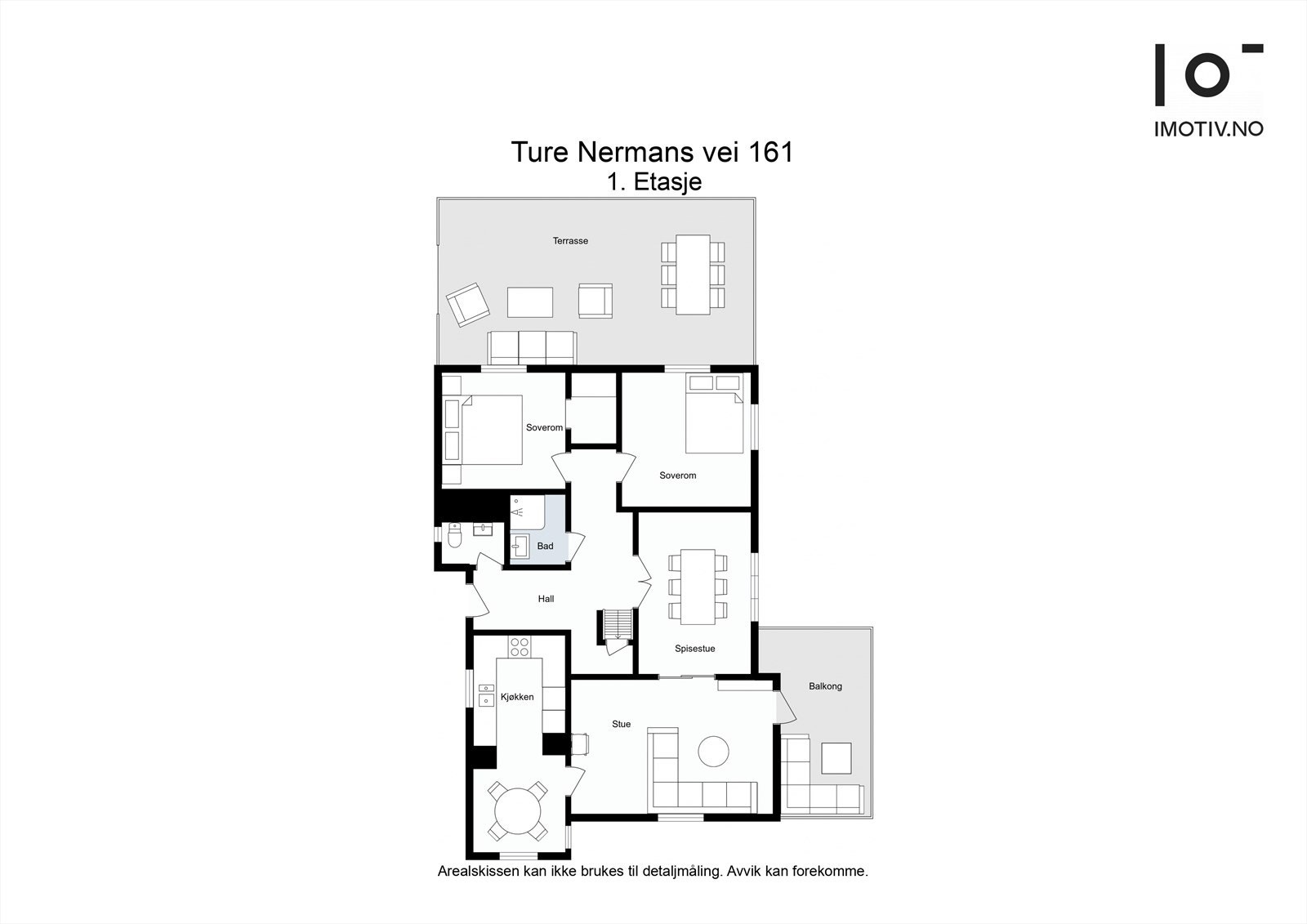 Plantegning 1. etasje Galleribilde