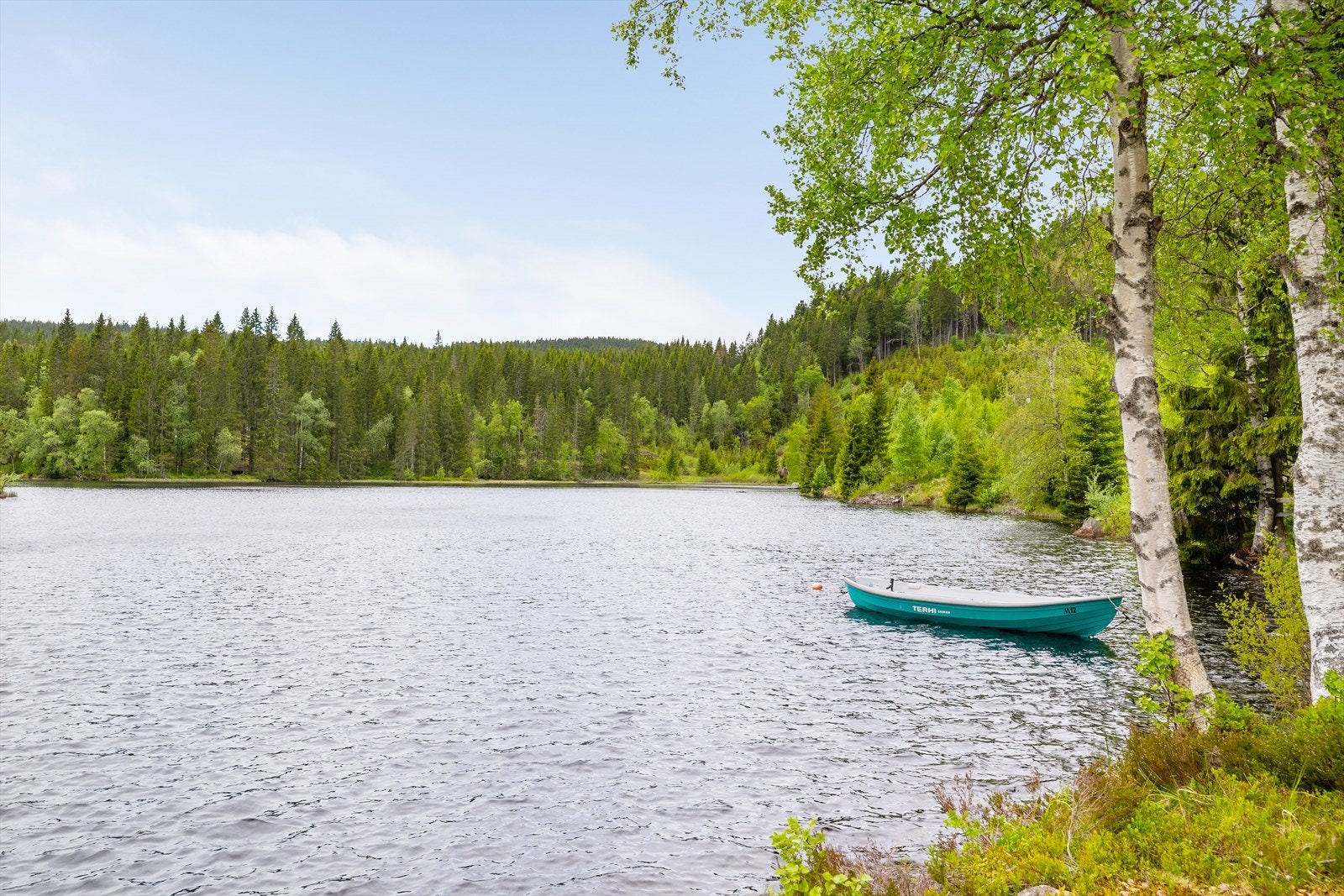 Området byr på gode muligheter for padling og fiske. Galleribilde