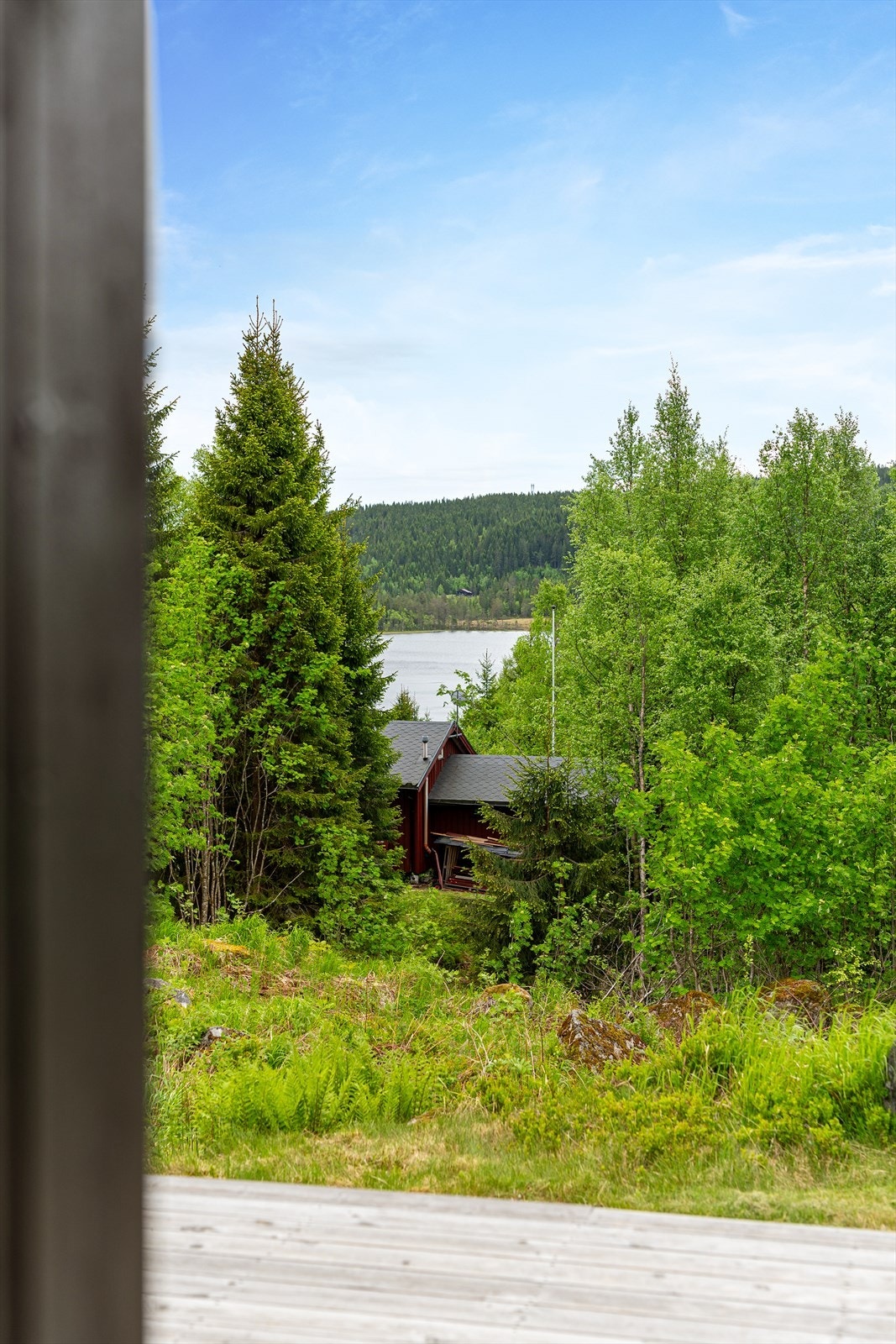 Naturen er en konstant tilstedeværelse, selv fra innsiden. Galleribilde