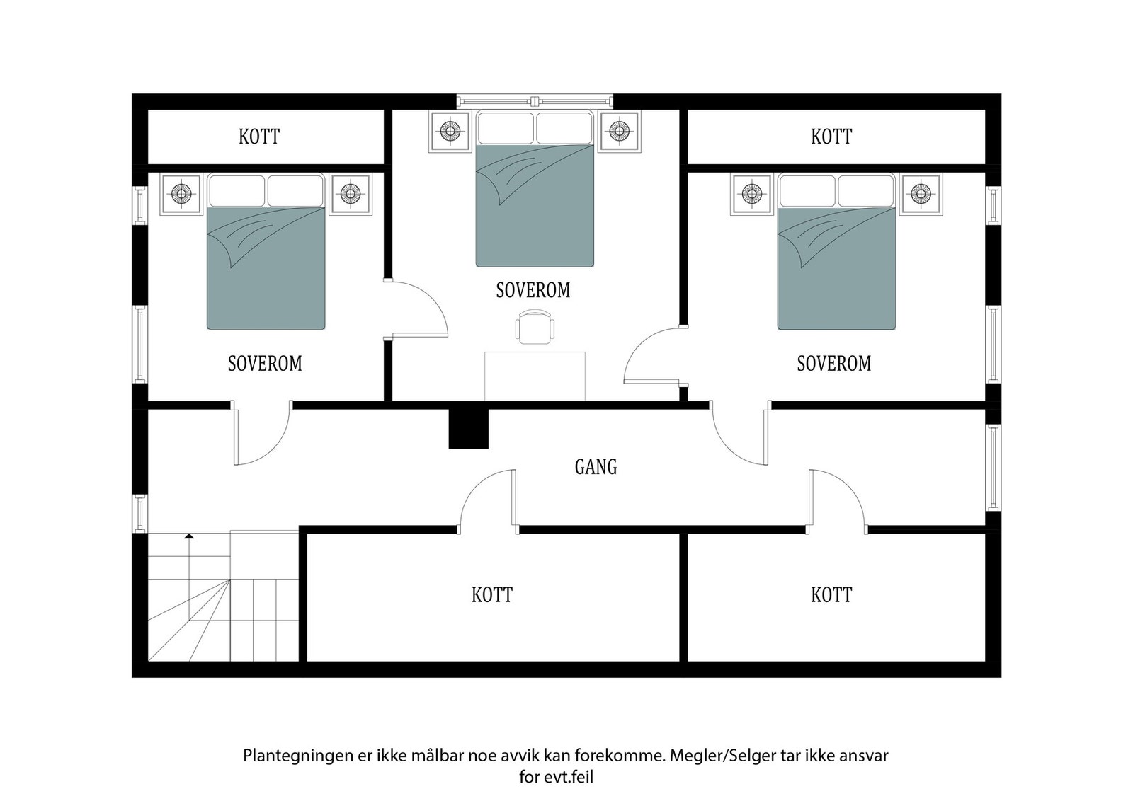 Plantegning 2.etasje Galleribilde