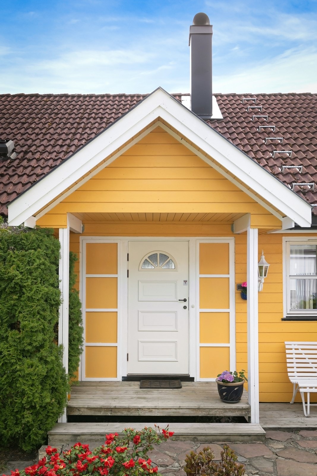 Et velholdt og innbydende inngangsparti. Galleribilde