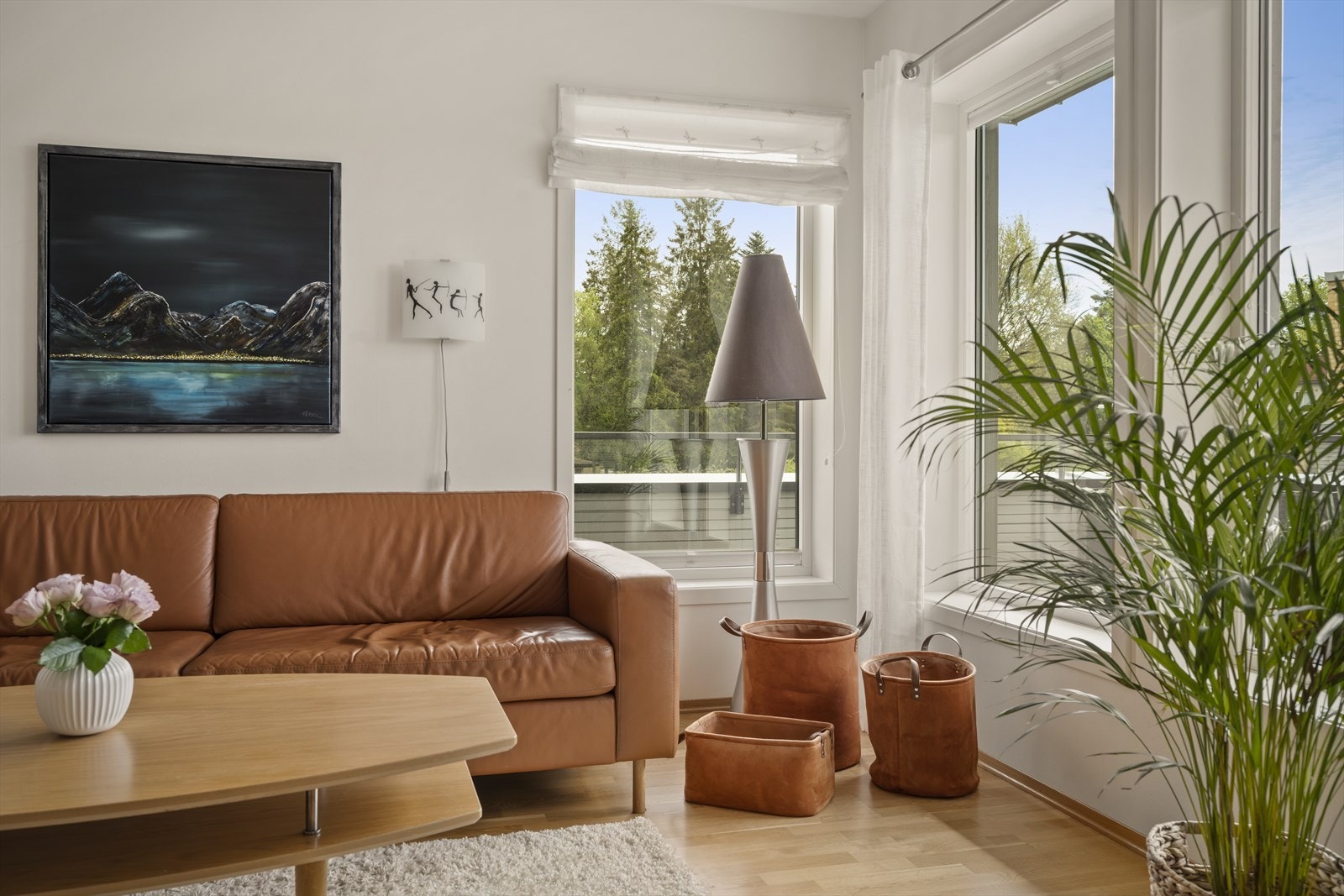 Leiligheten er utstyrt med balansert ventilasjon for et sunt og godt inneklima. Galleribilde