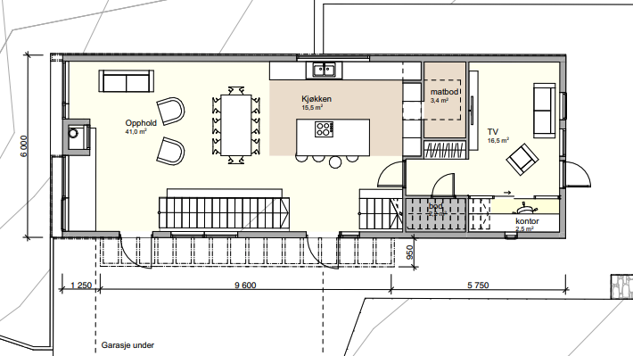 Plantegning - 2. etasje Galleribilde