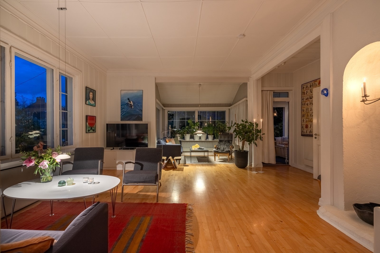 Kveldsstemning. Galleribilde