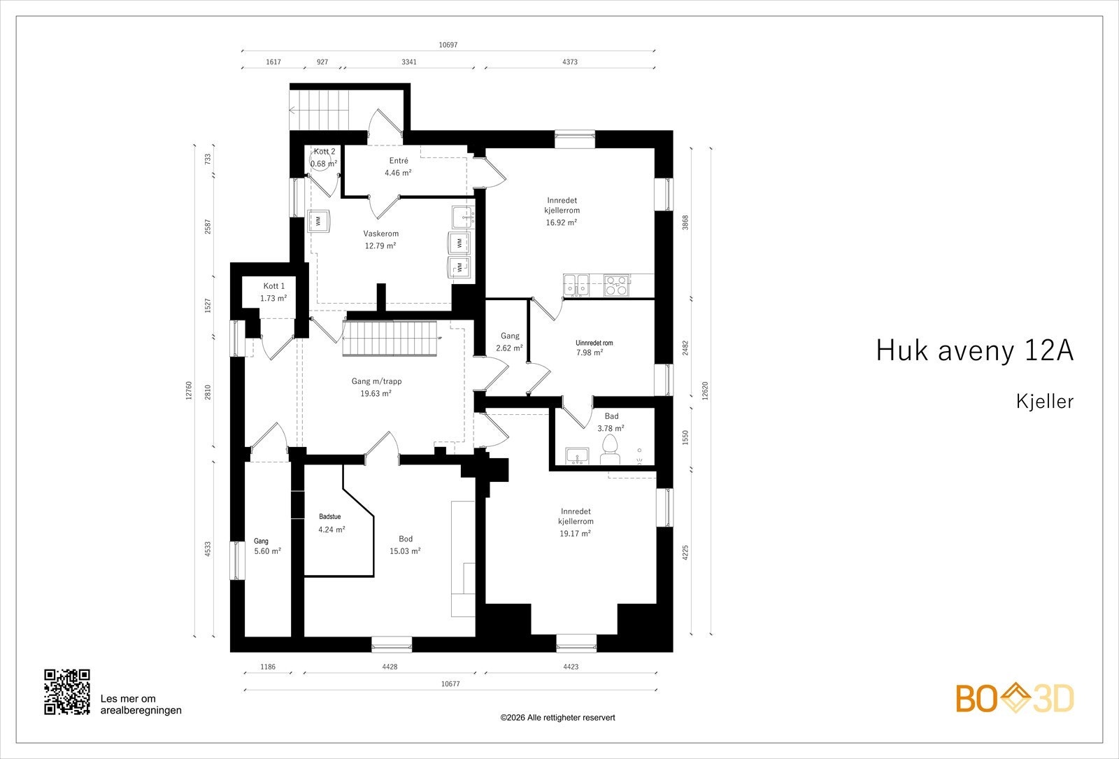 Plantegning Kjeller hovedhus Galleribilde