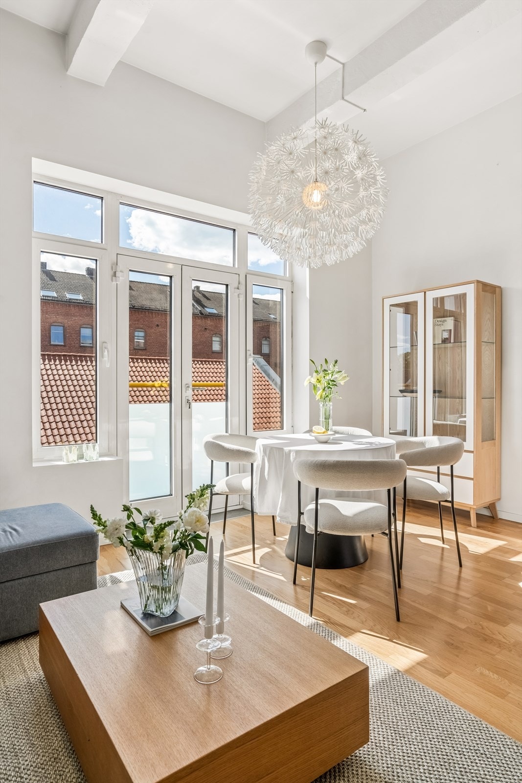 Leiligheten har fransk balkong, som gir godt med lysinnslipp. Galleribilde