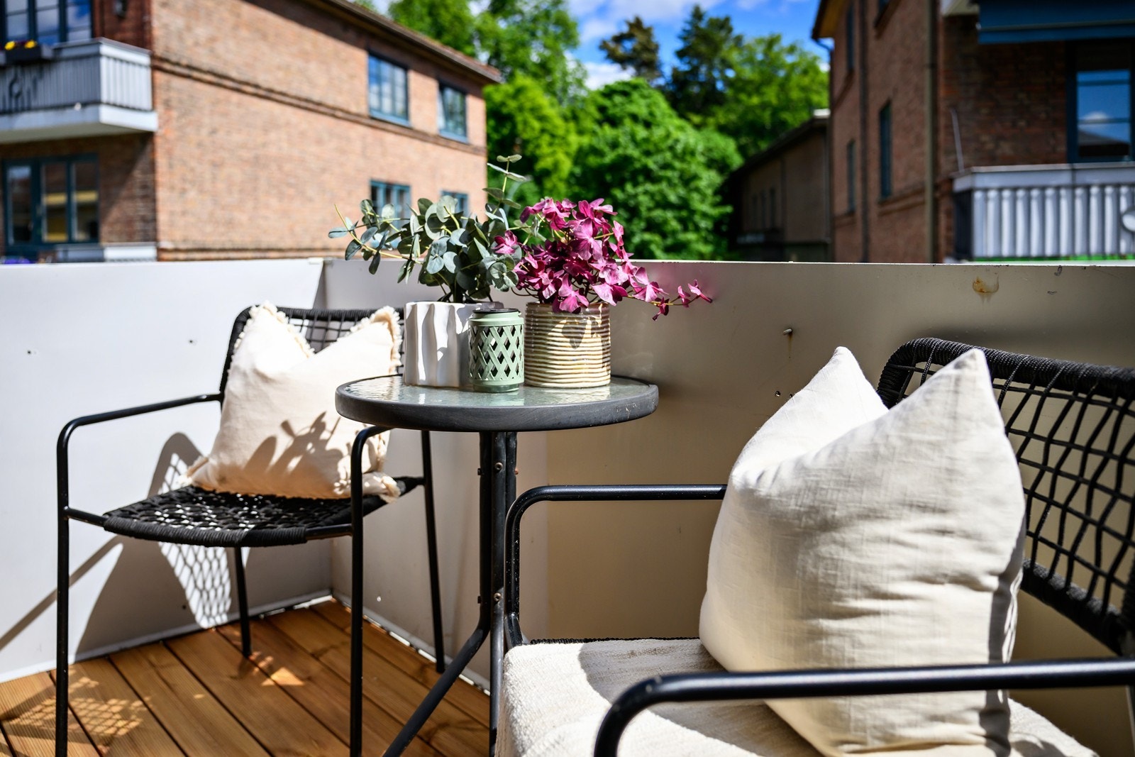Solrik balkong - perfekt for late sommerdager! Galleribilde