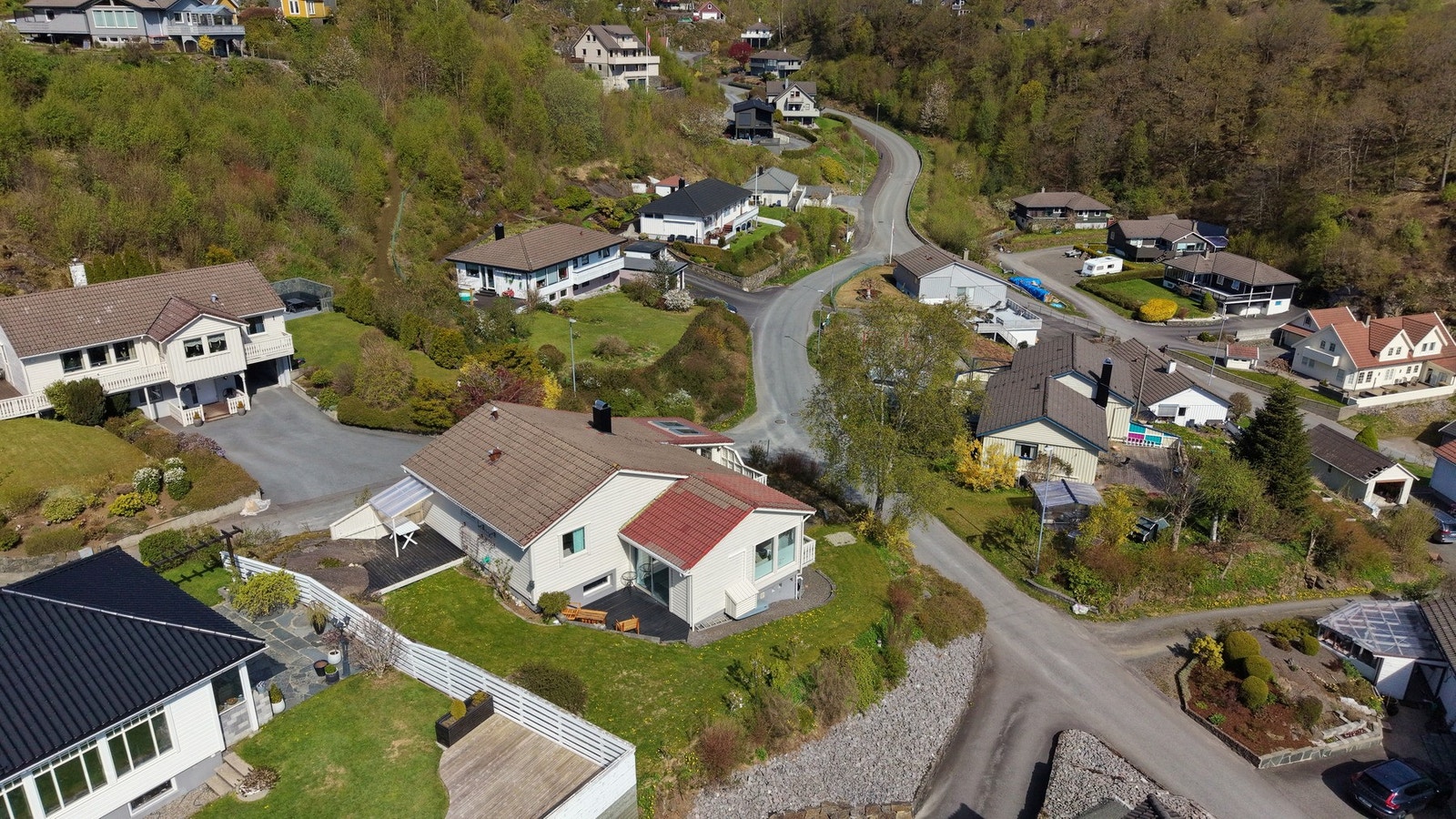 Dronefoto tatt av Viktor Vestbøstad Støle Galleribilde