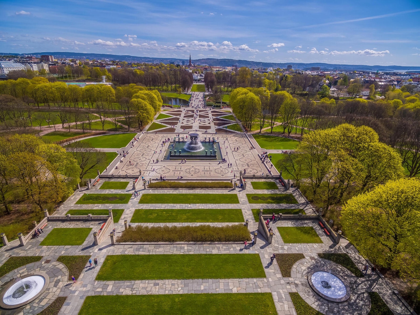 Kort vei til flotte Frognerparken. Galleribilde