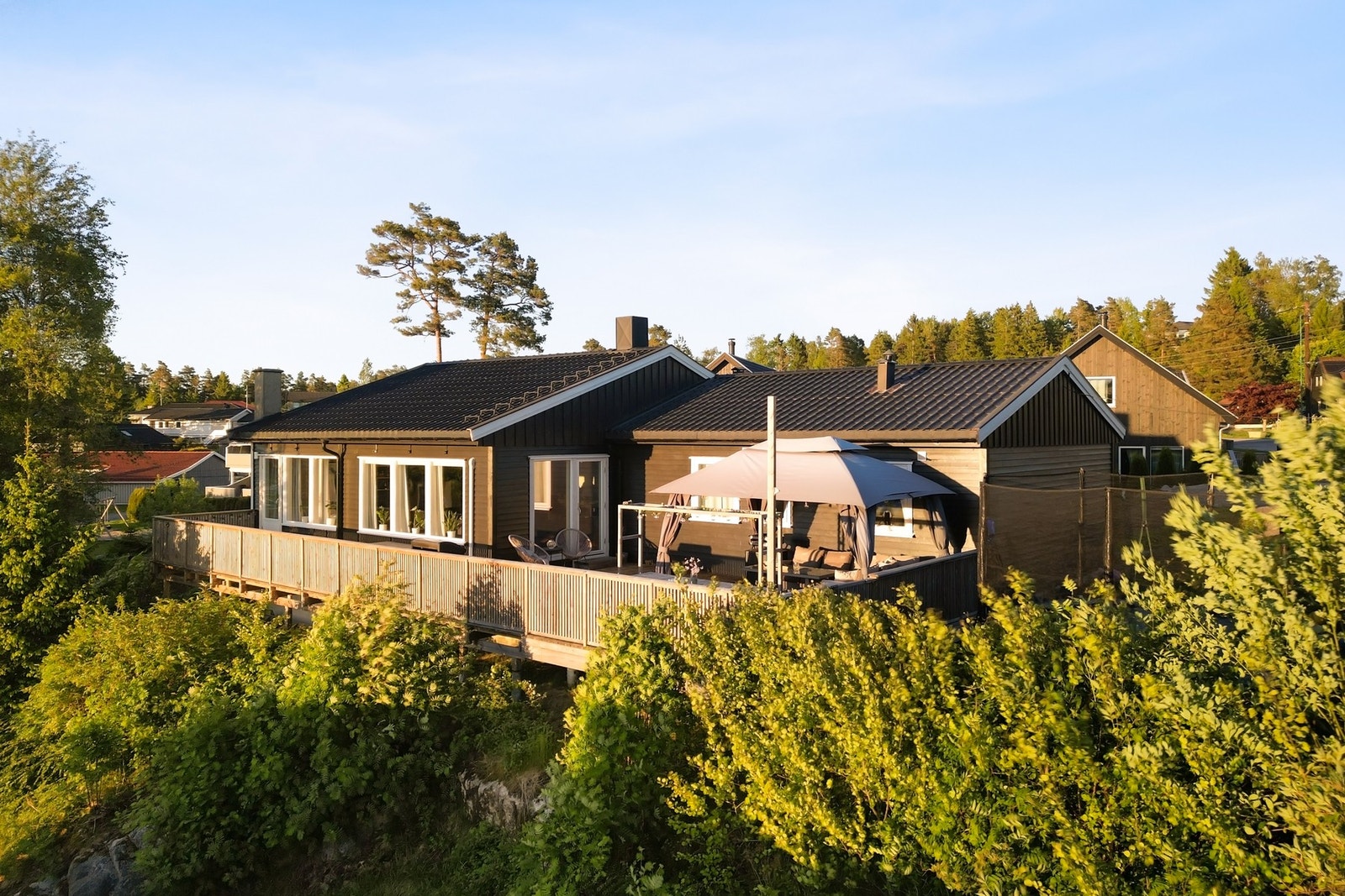 Boligen har en flott beliggenhet. Galleribilde
