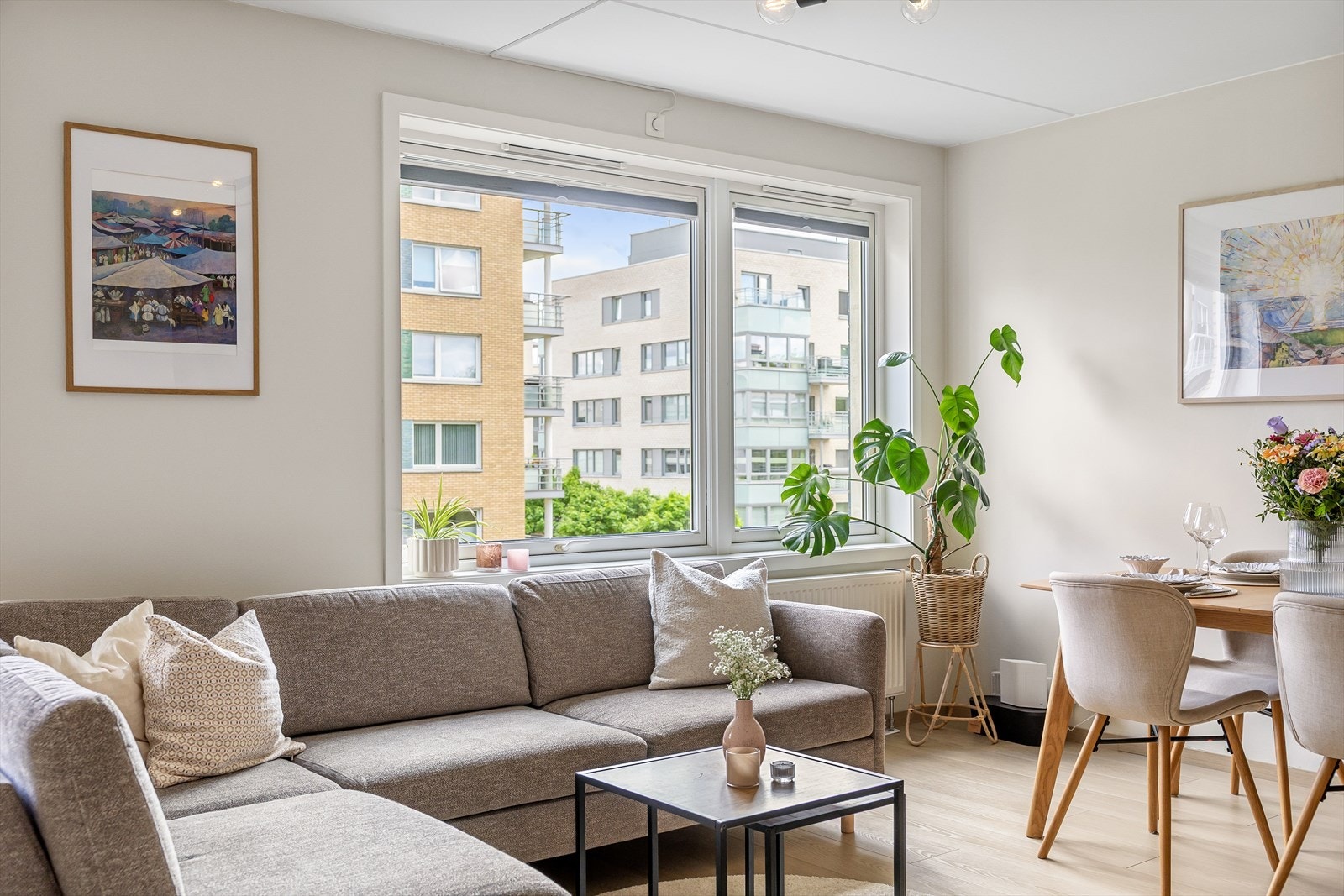 Varmtvann, fyring og TV/internett er inkludert i felleskostnadene. Galleribilde