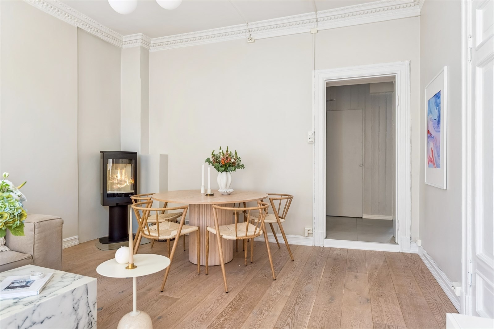 Leiligheten har en god og åpen planløsning med stor møbleringsfrihet. Galleribilde