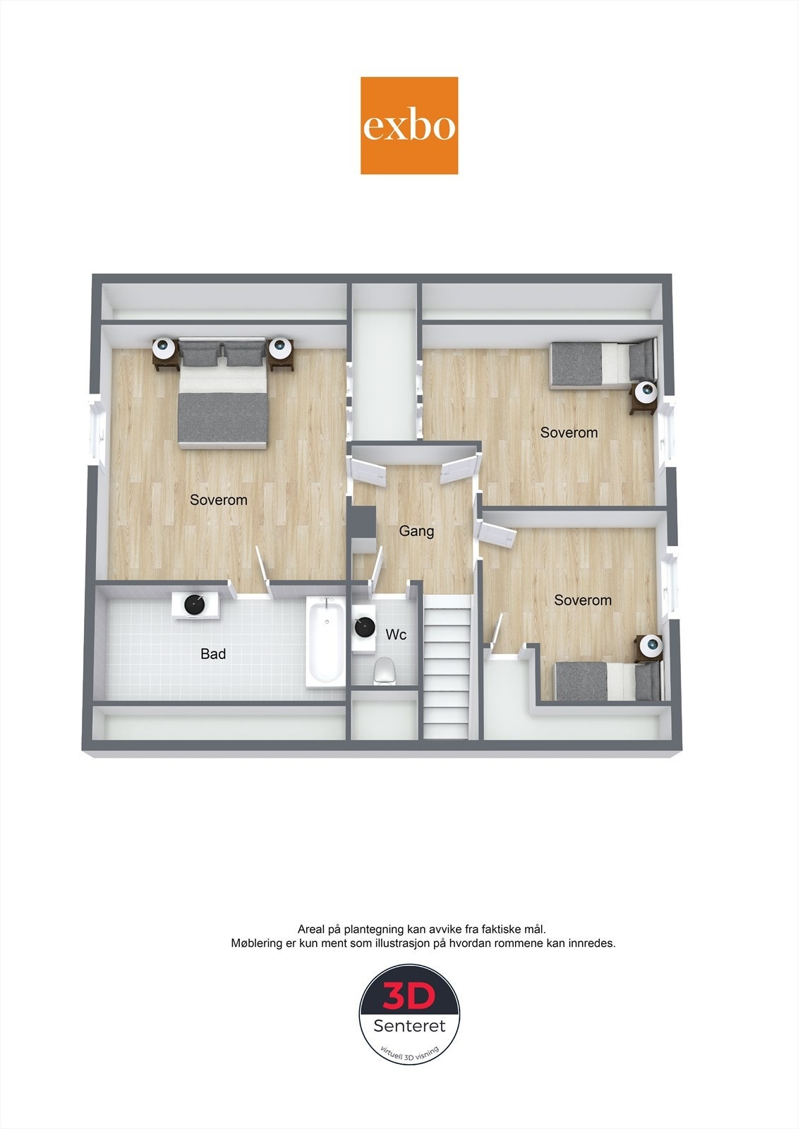 Plantegning 2.etg Galleribilde