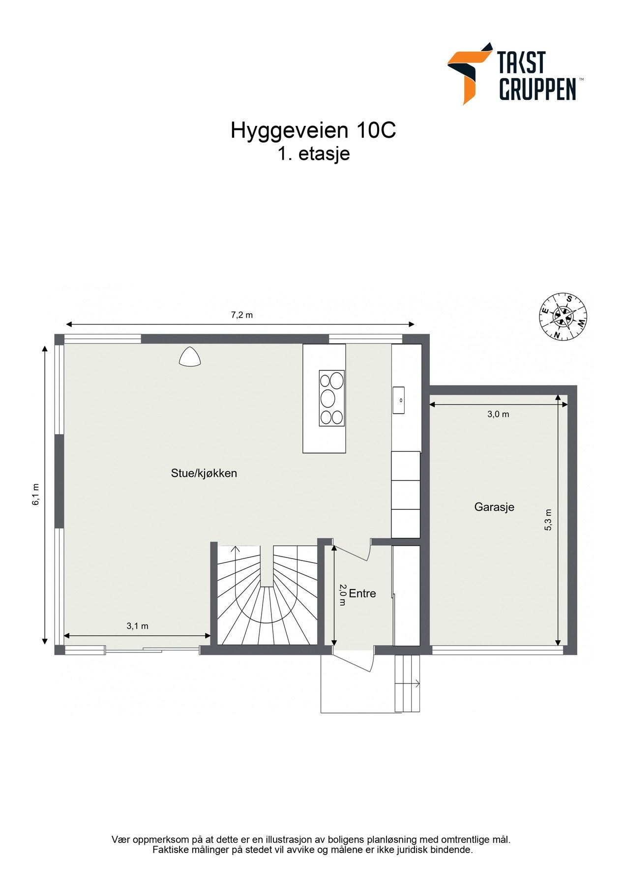 Plantegning 1.etasje Galleribilde