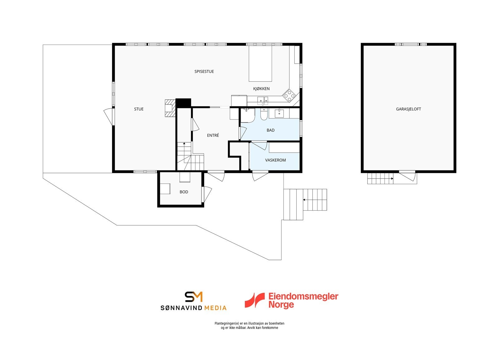 Plantegning 2. etg. Galleribilde