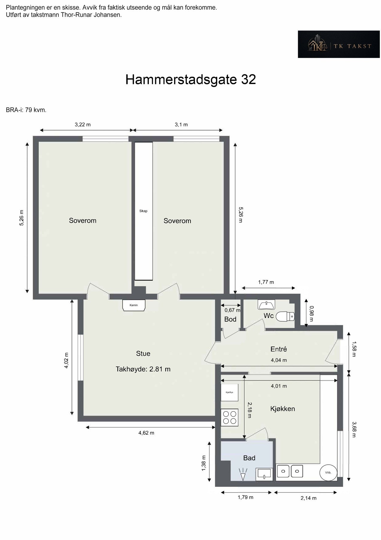Plantegning Galleribilde