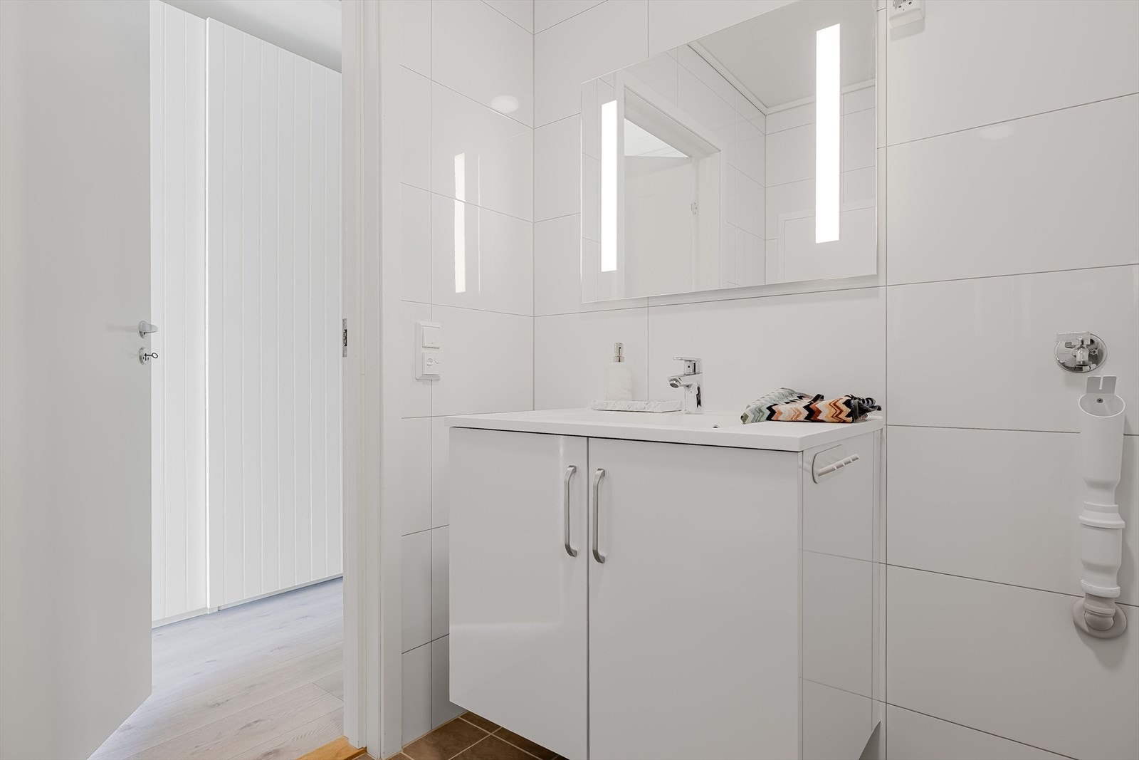 Badet har fått TG1 av takstmann og fremstår innbydende. Galleribilde