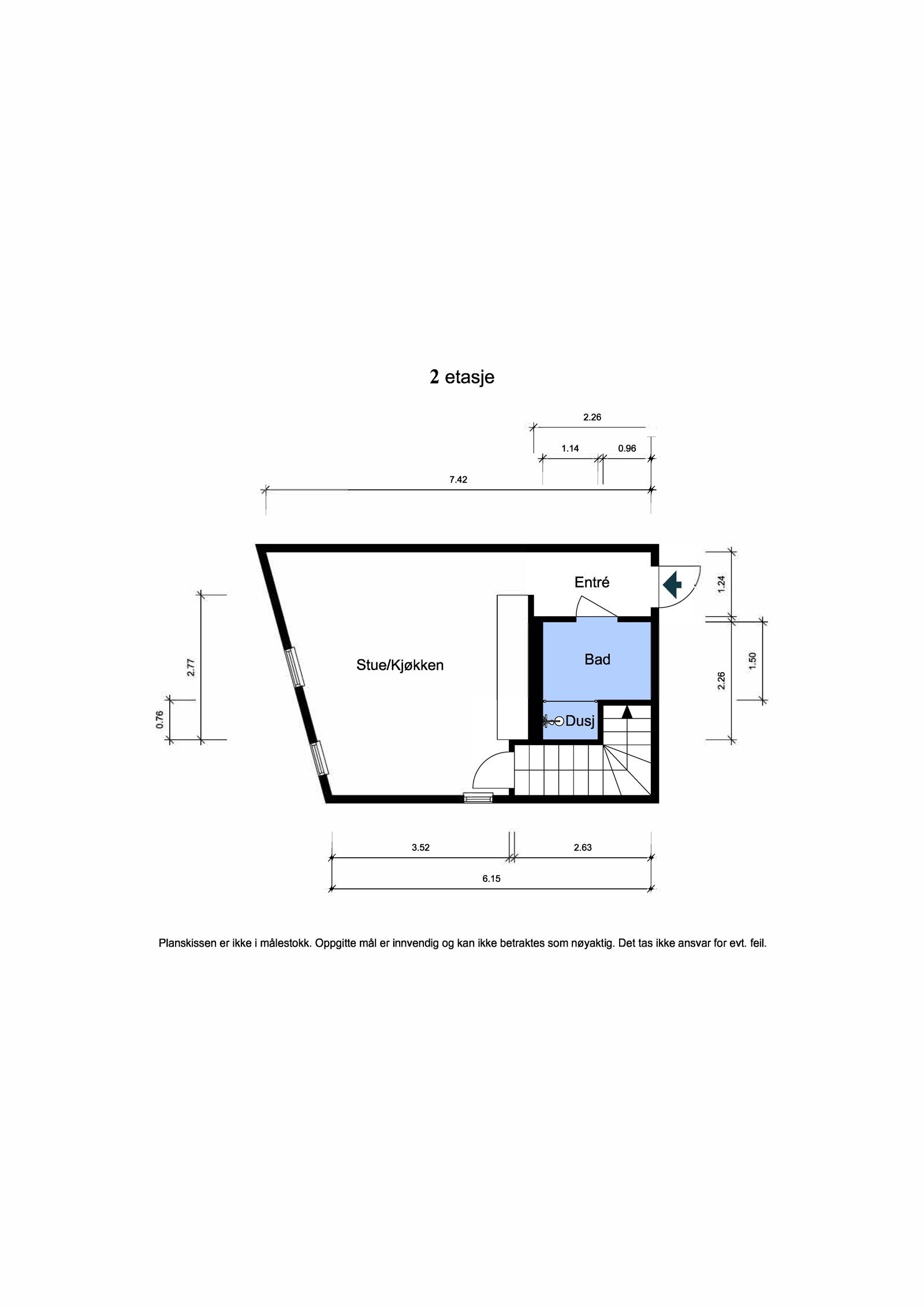 Plantegning for underetasjen. Galleribilde