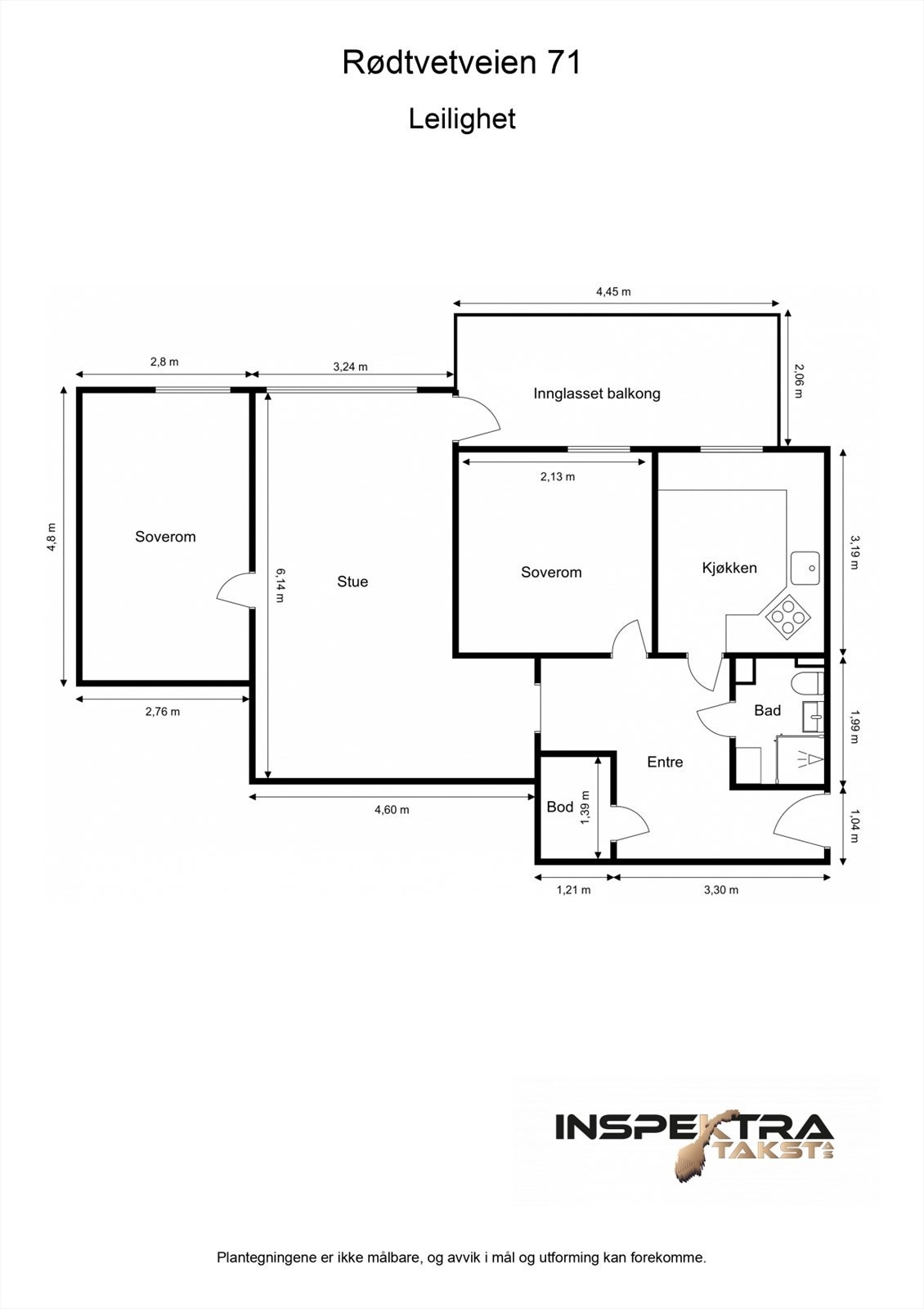 Plantegning 2D Galleribilde