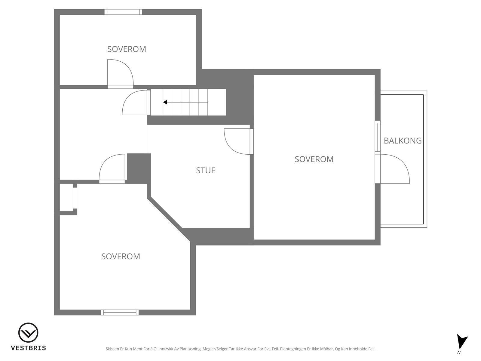 Plantegning loft Galleribilde