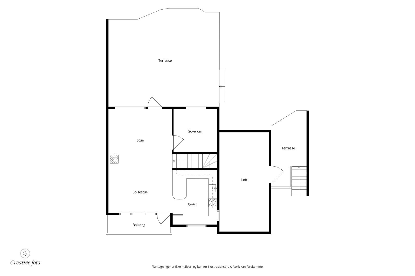 Plantegning Galleribilde