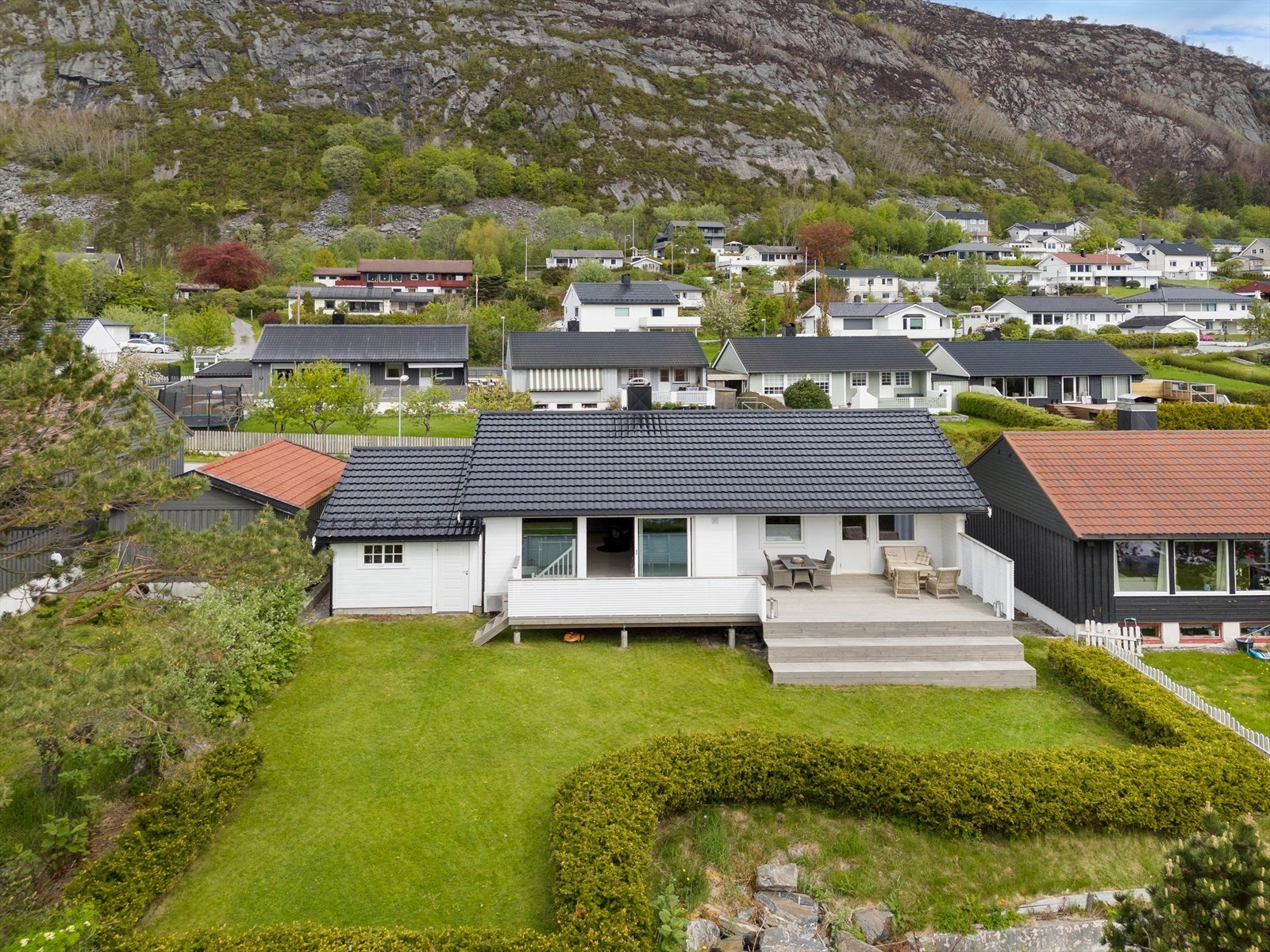 Dronebilde av eiendommen Galleribilde