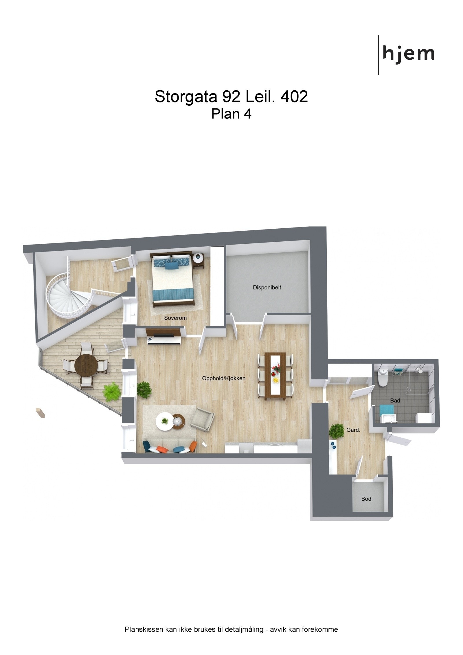 Plantegning 3d