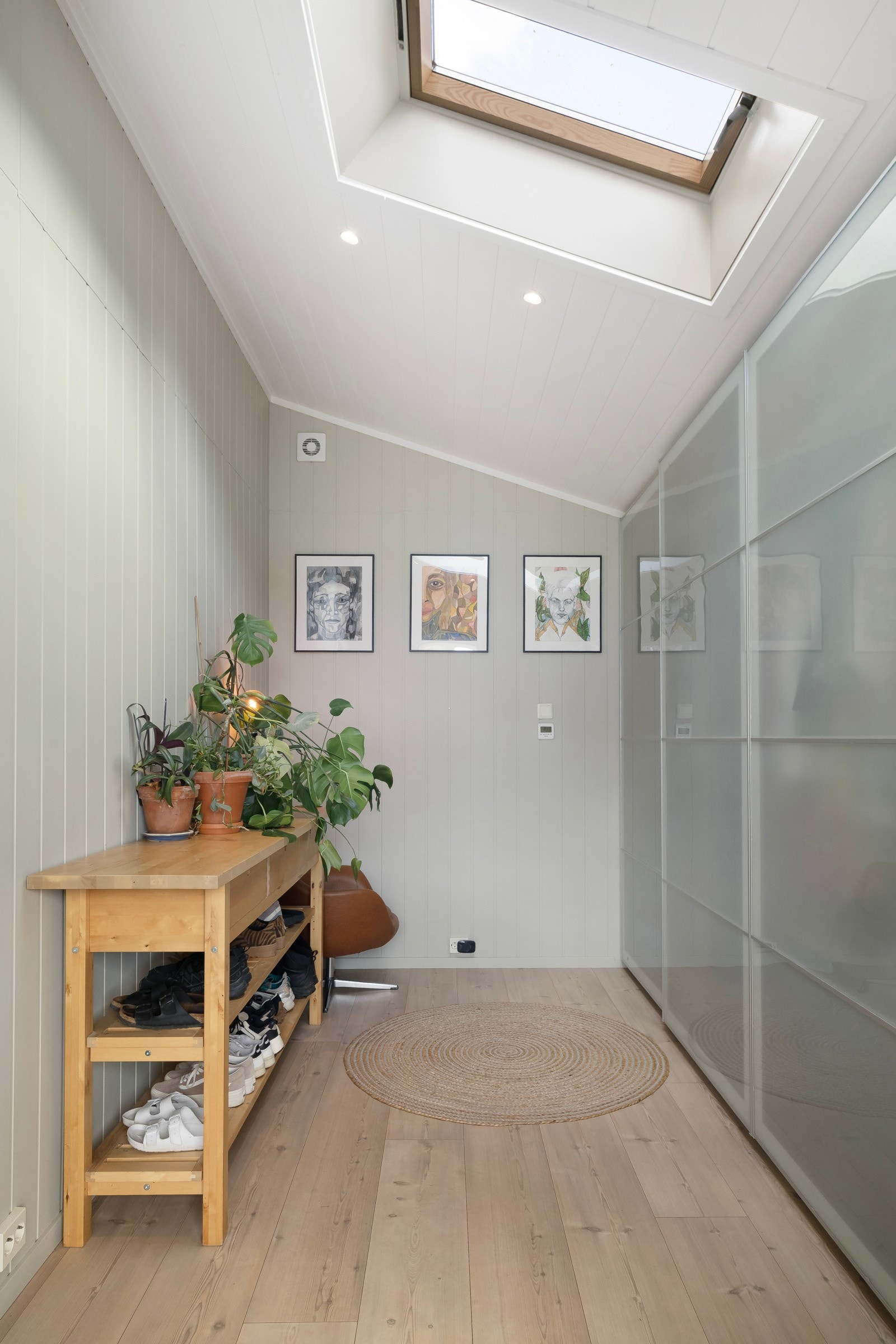 Tilbygget inngangsparti. Galleribilde