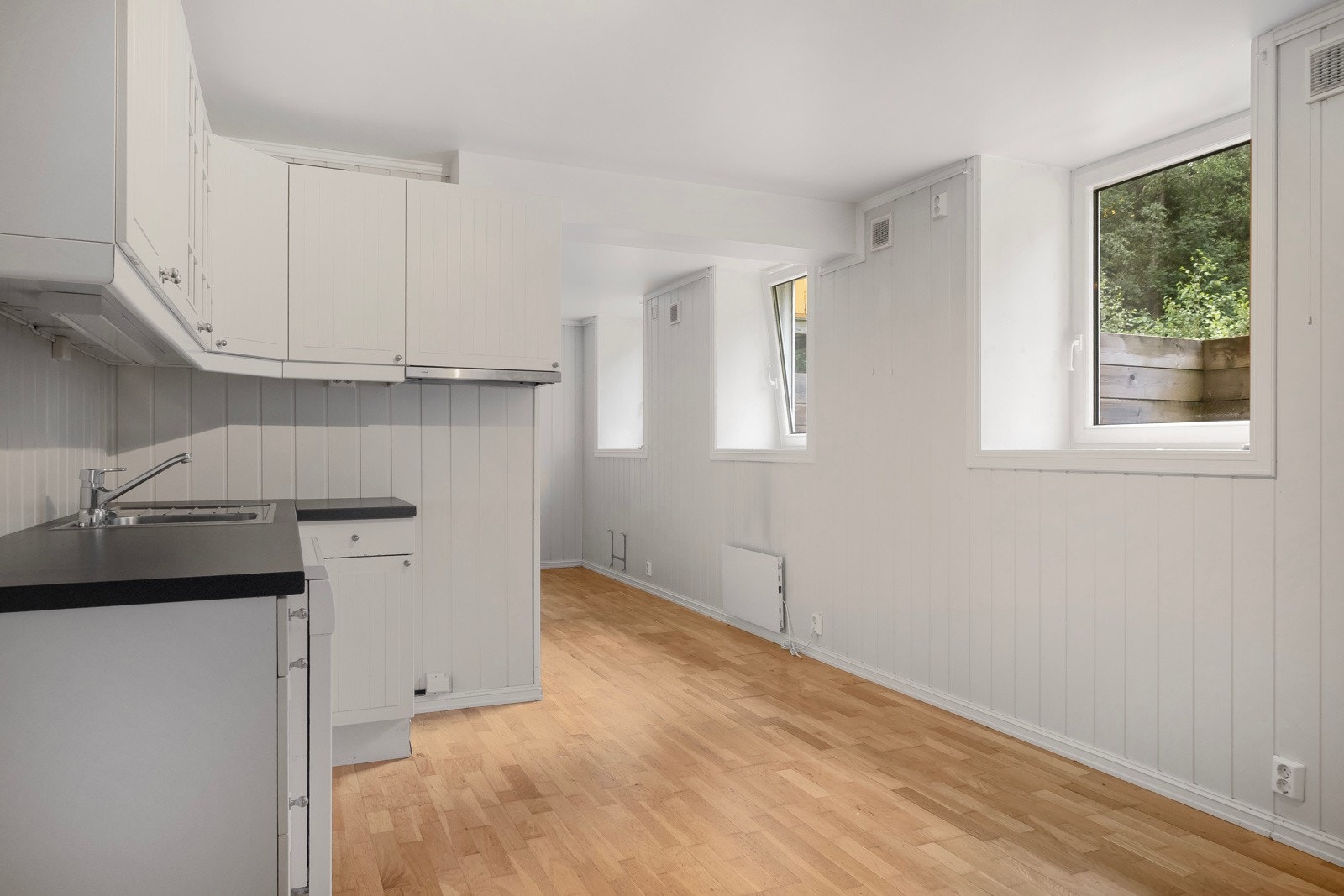 Kjøkken/ stue i åpen løsning. Galleribilde