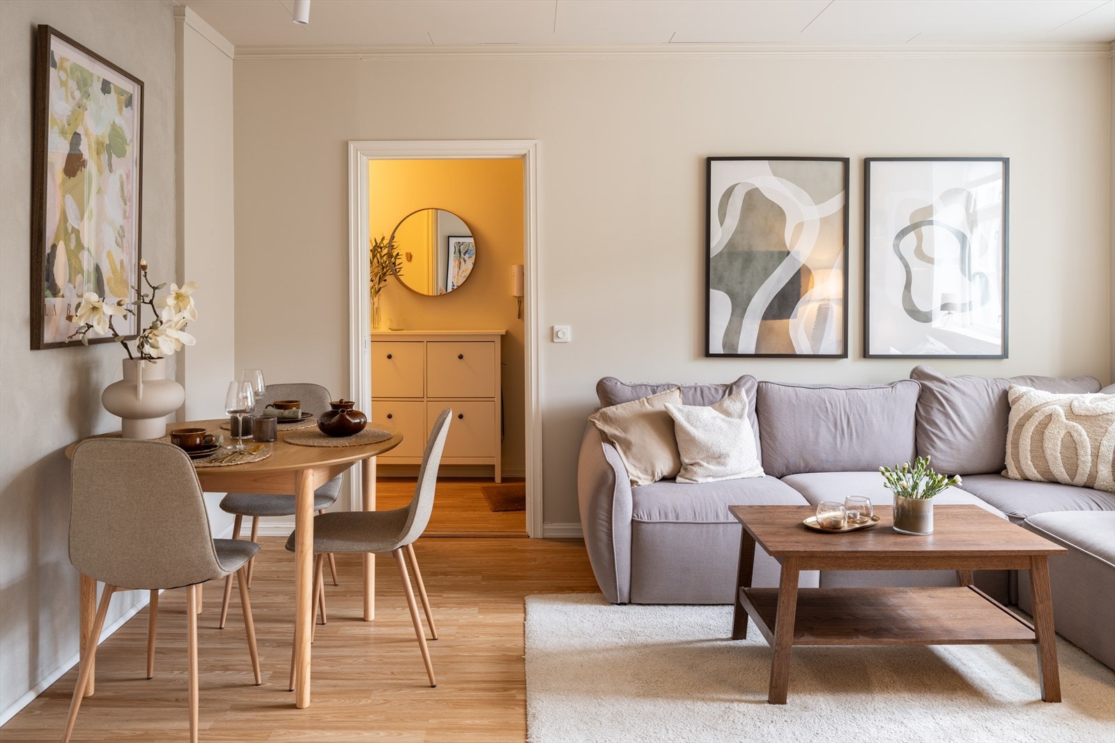 Velkommen til Erling Skakkes gate 51B! En stilren og moderne 3-roms leilighet i en flott bygård på Kalvskinnet. Foto: Eivind Mølnå Galleribilde