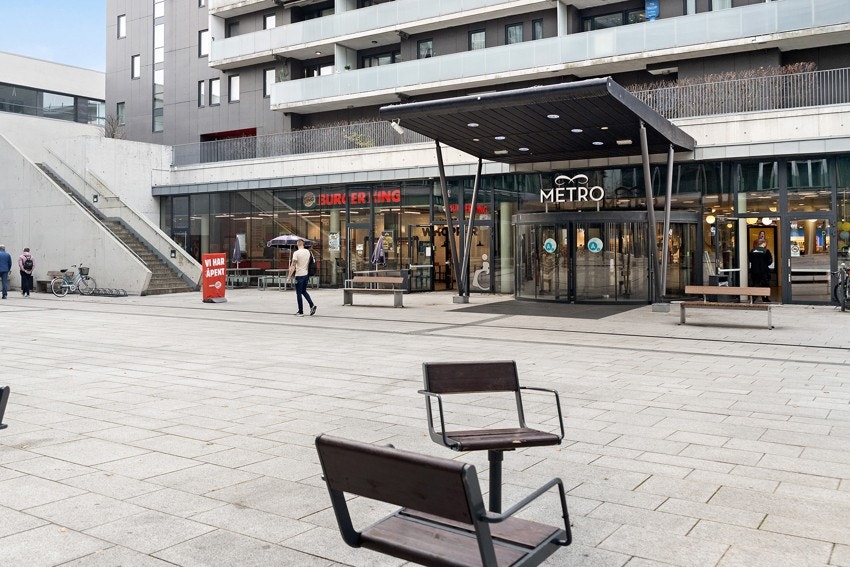 Også Metro senter ligger like i nærheten. Galleribilde