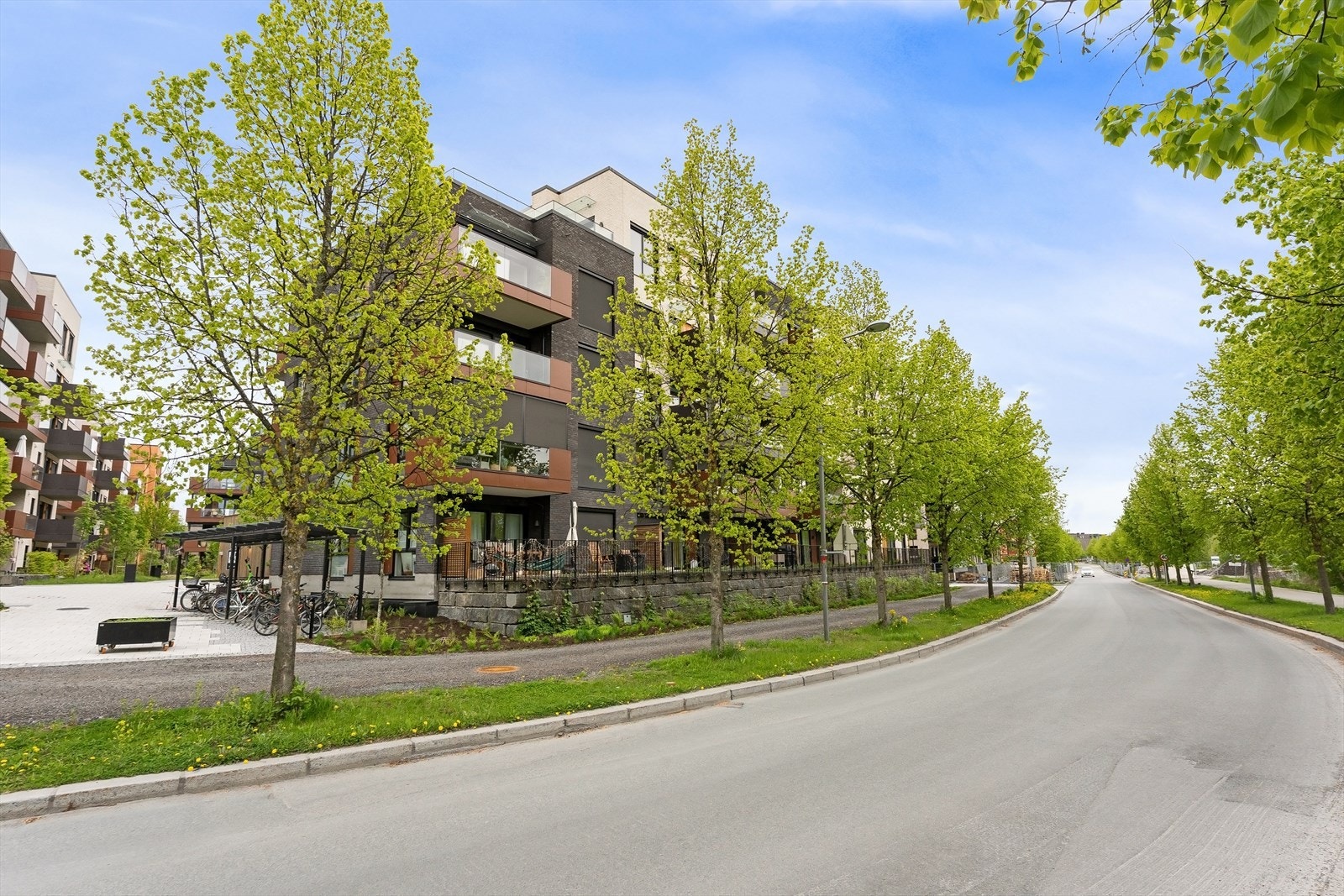 Solrik fasade mot vest Galleribilde