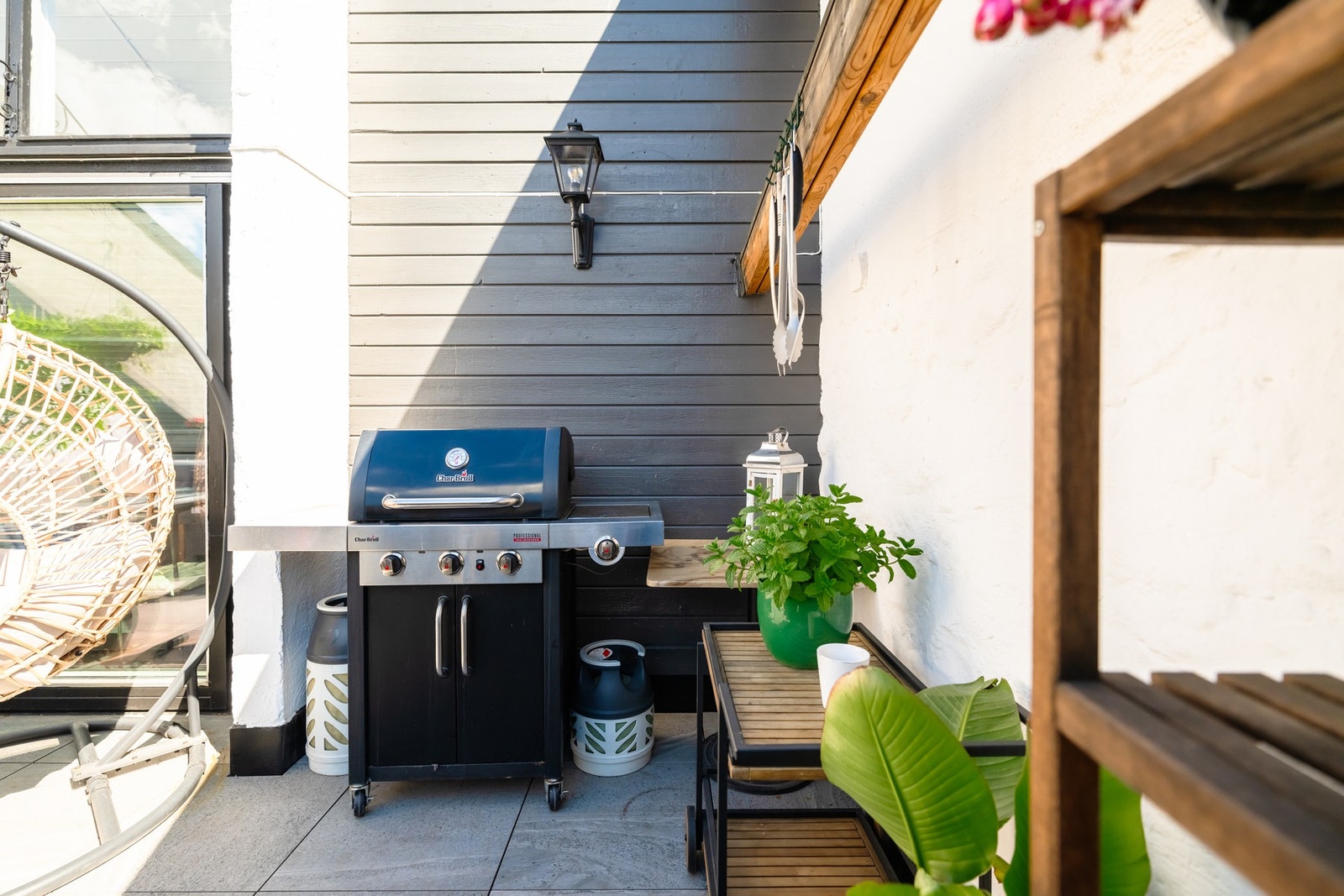 Grillmuligheter på byggets felles takterrasse Galleribilde