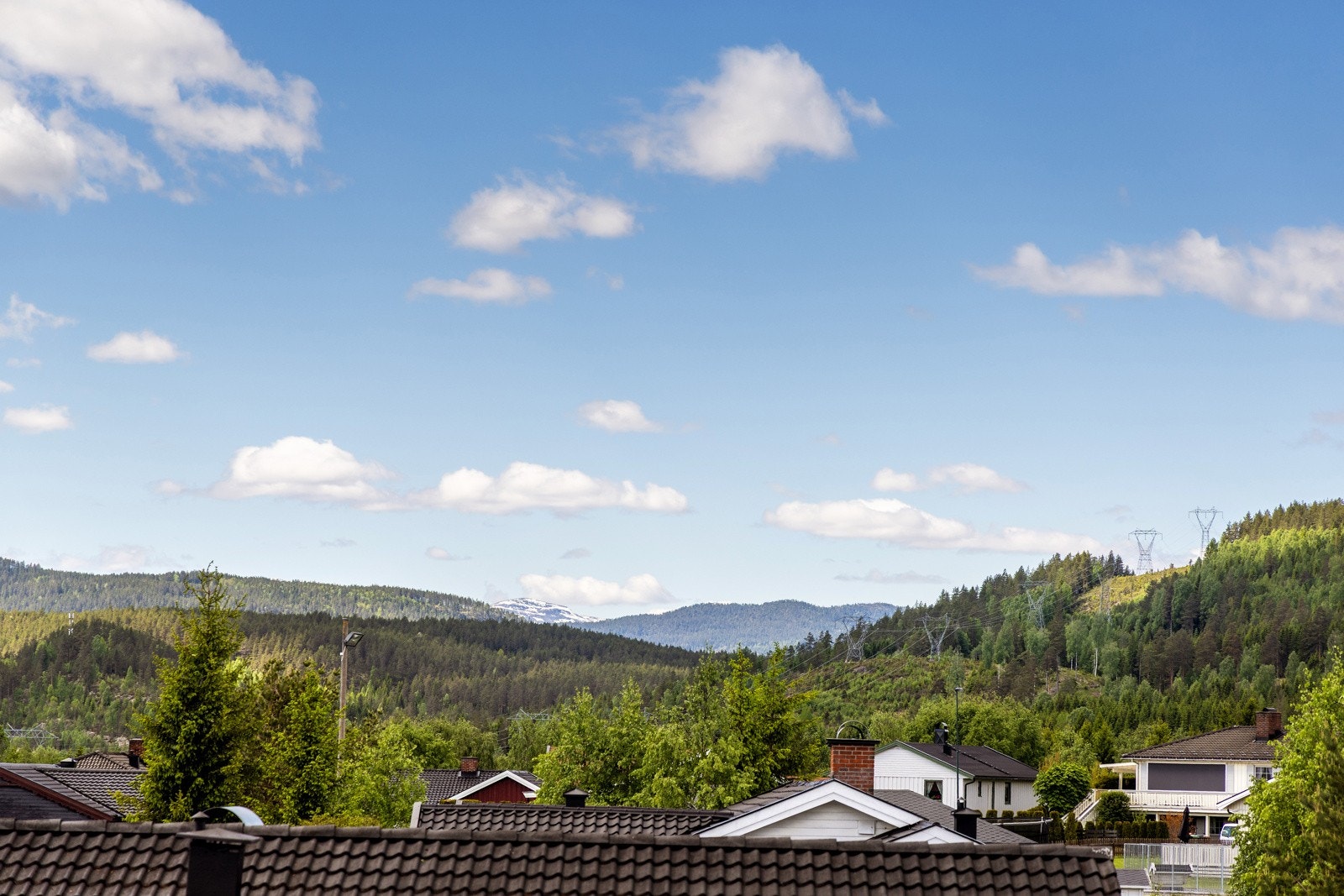 Utsikt fra terrasse. Galleribilde
