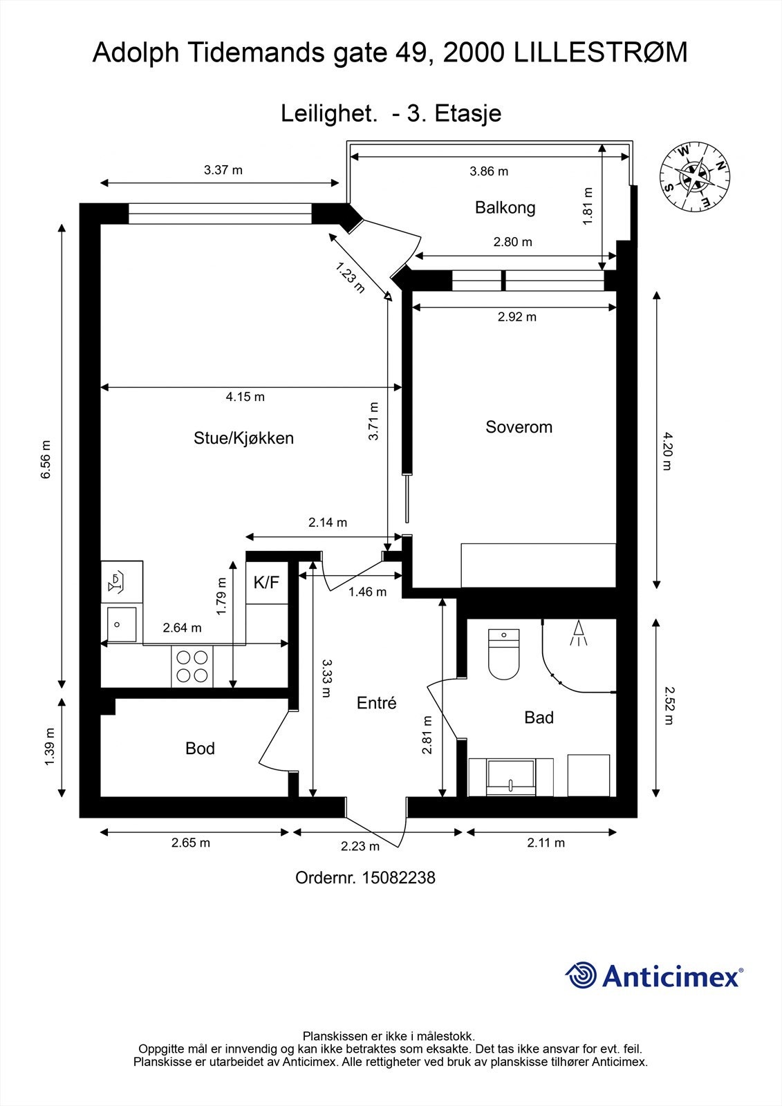 Plantegning Galleribilde