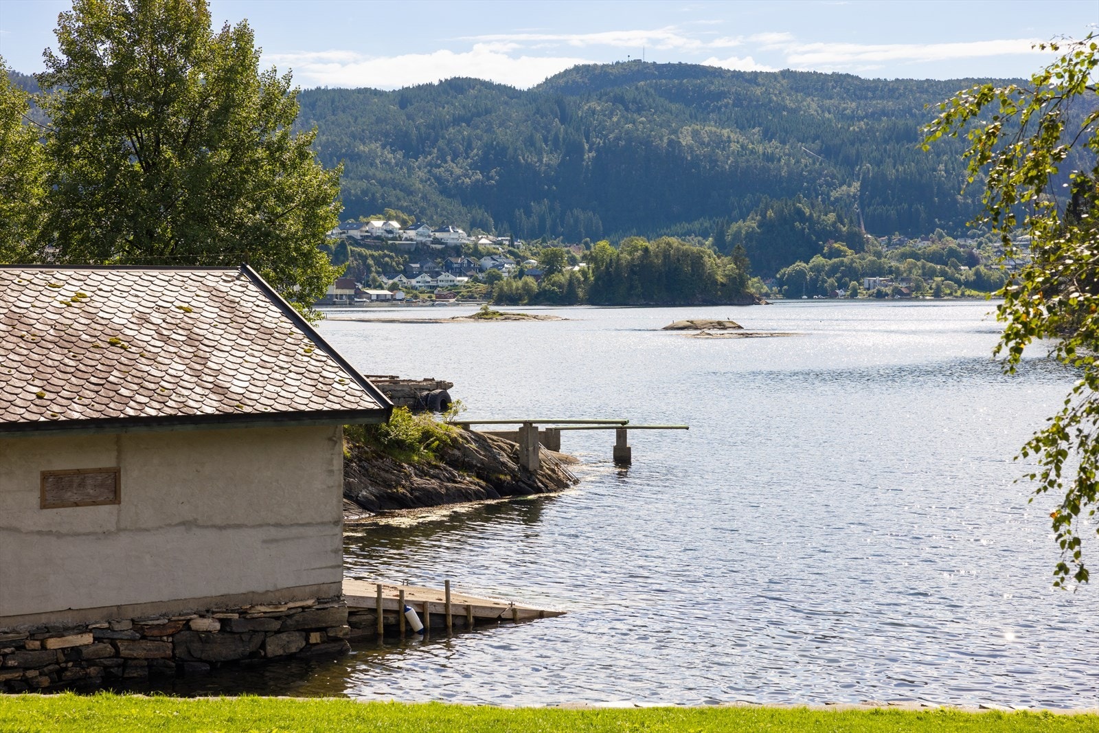 Nærheten til vann og natur gir gode rekreasjonsmuligheter. Galleribilde