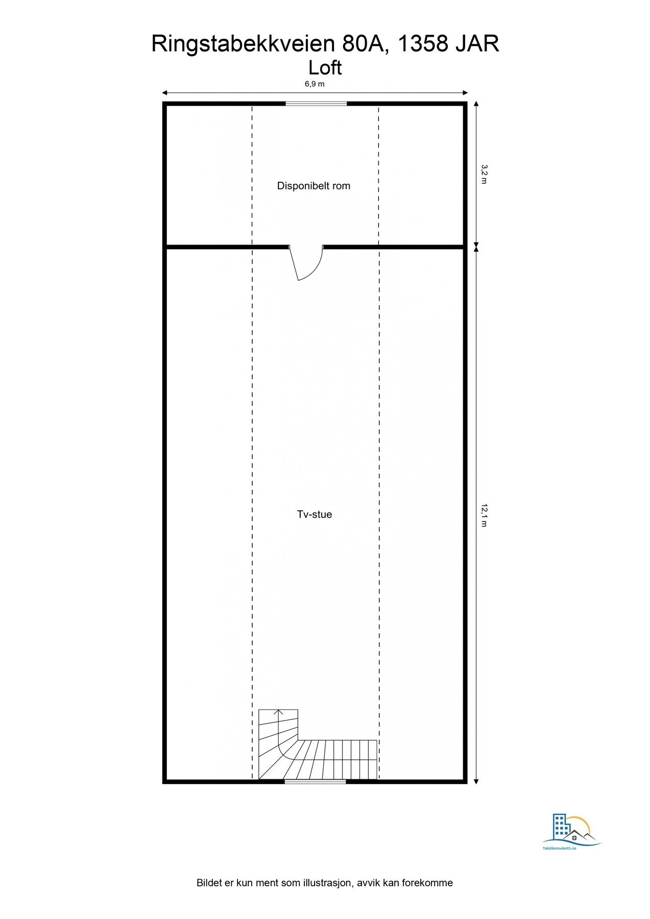 Skisse - Loftetasjen Galleribilde