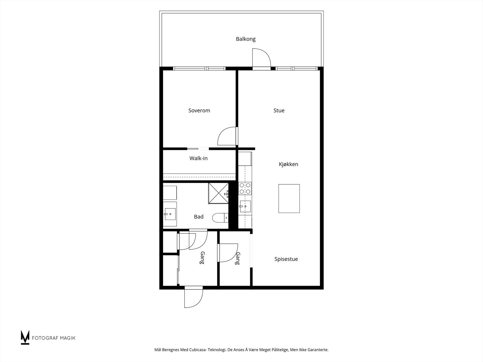 Plantegning Galleribilde
