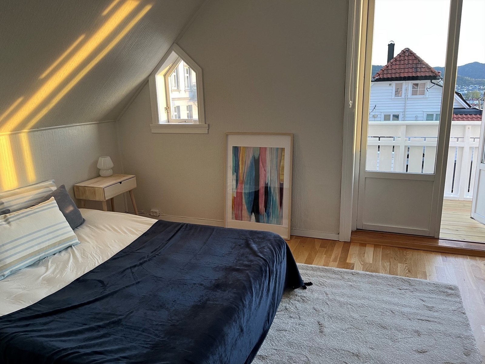 Kveldsolen siste stråler Galleribilde