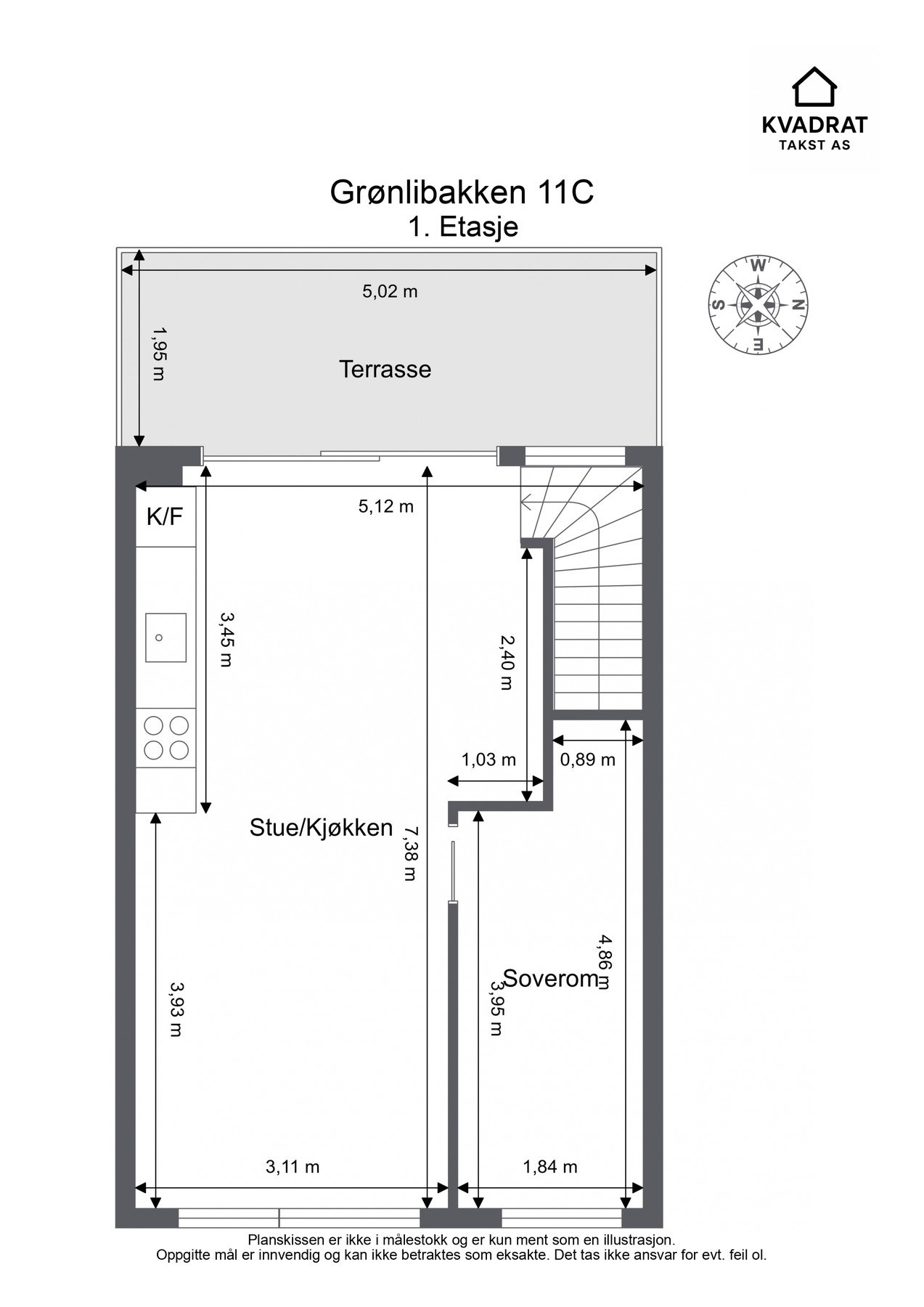 Planskisse 1.etasje Galleribilde