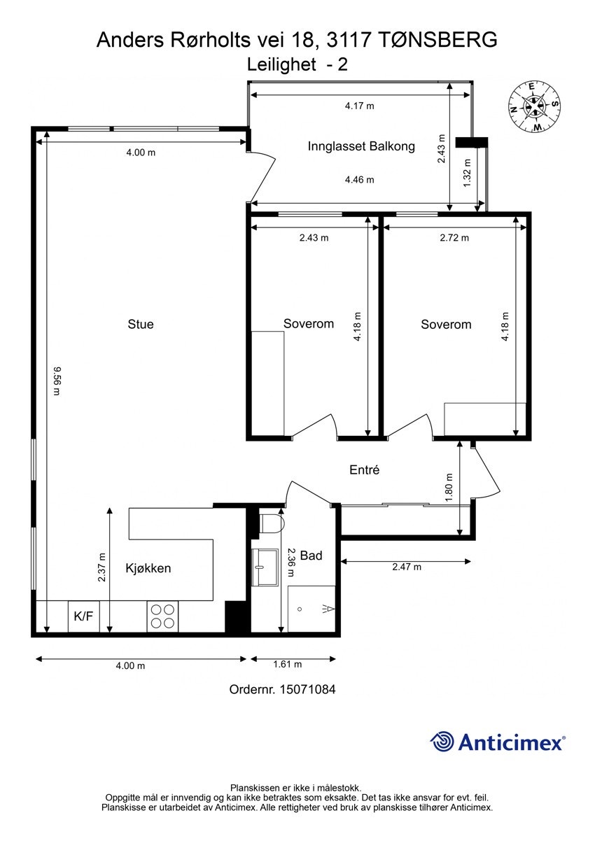 Plantegning Galleribilde