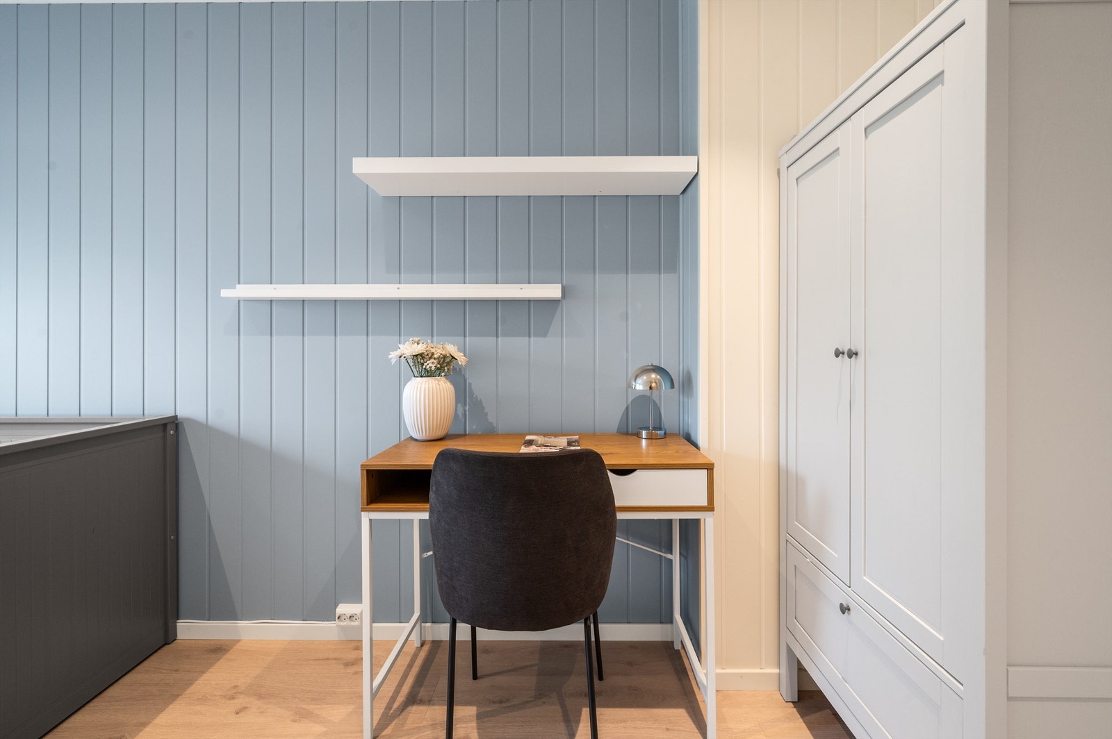Her er det plass til den perfekte hjemmekontorløsningen. Galleribilde