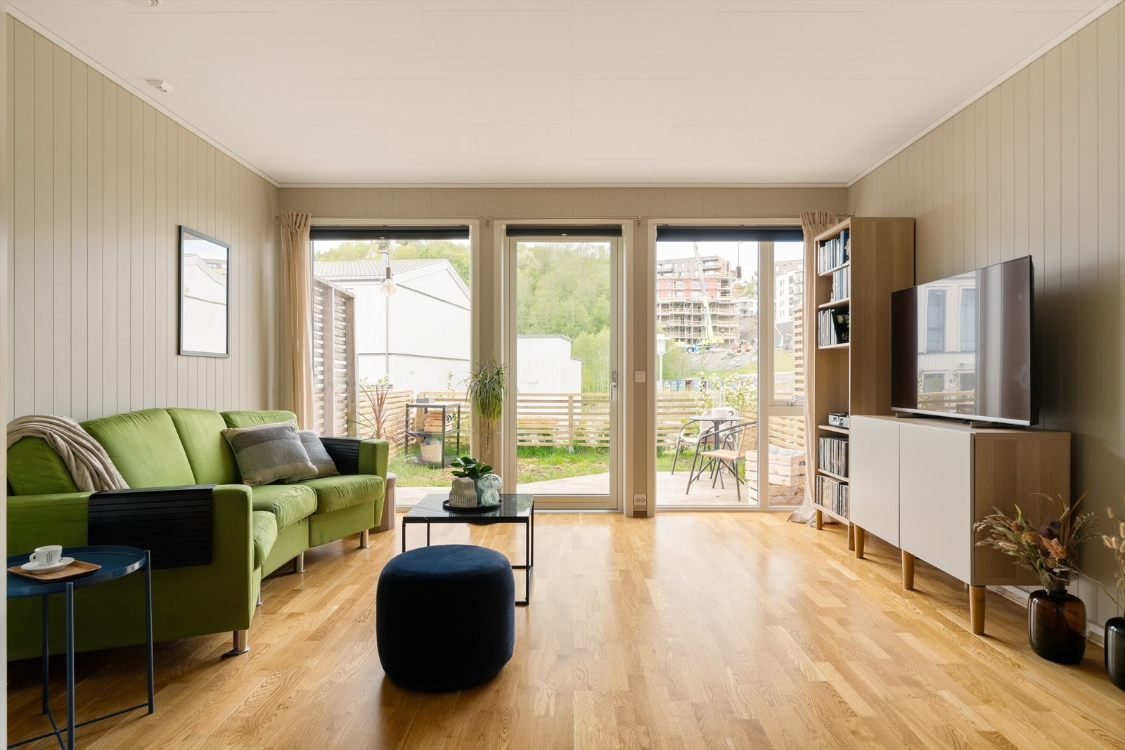 Leiligheten sto ferdig i 2018, og innehar dermed en gjennomgående svært god standard. Alle bygningsdeler har fått TG1. Galleribilde