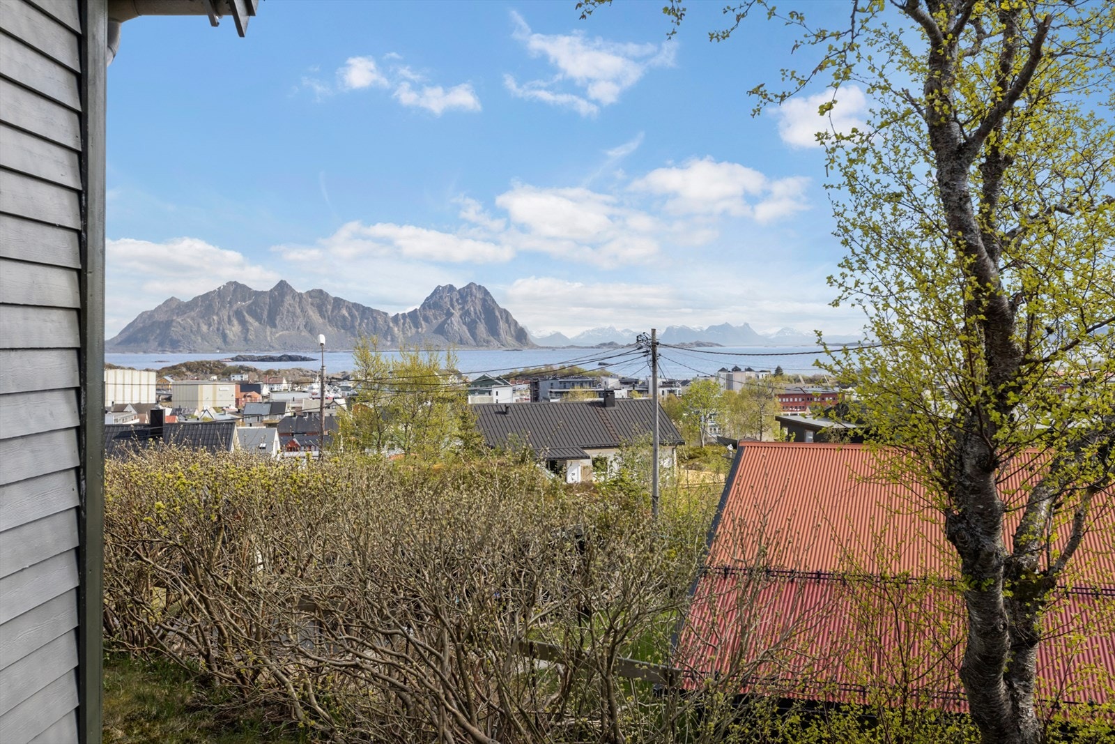 Vakker utsikt mot havet og Lillemolla Galleribilde